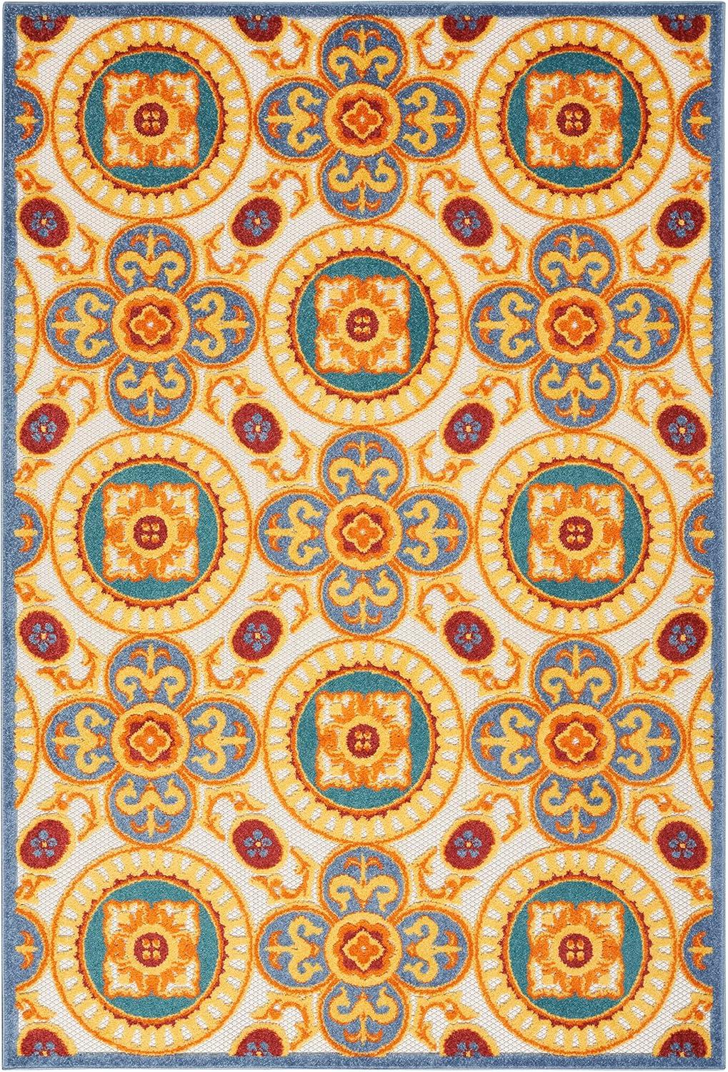 Lark Manor™ Isalia 5'3" X 7'5" Multicolor Tropical Rug