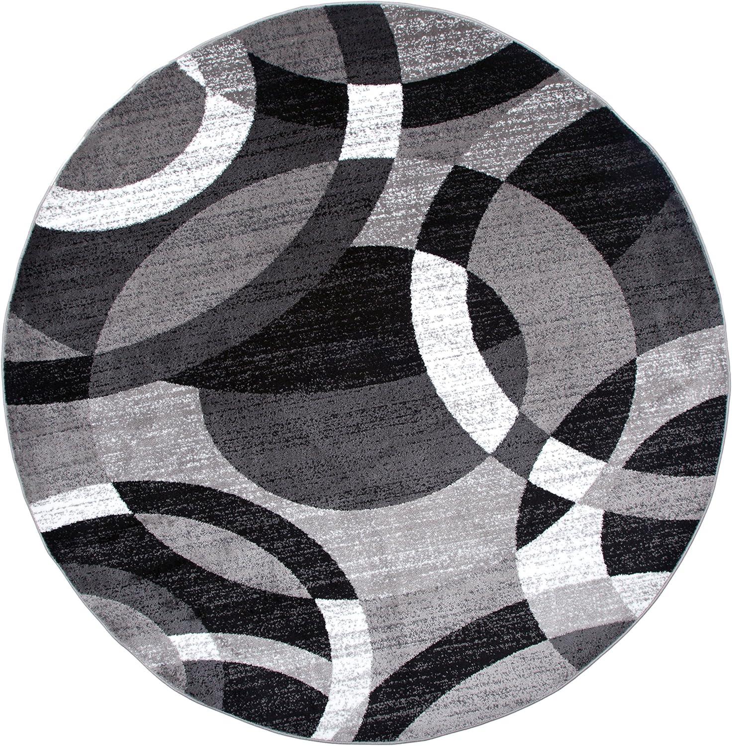 World Rug Gallery Geometric Circles Area Rug