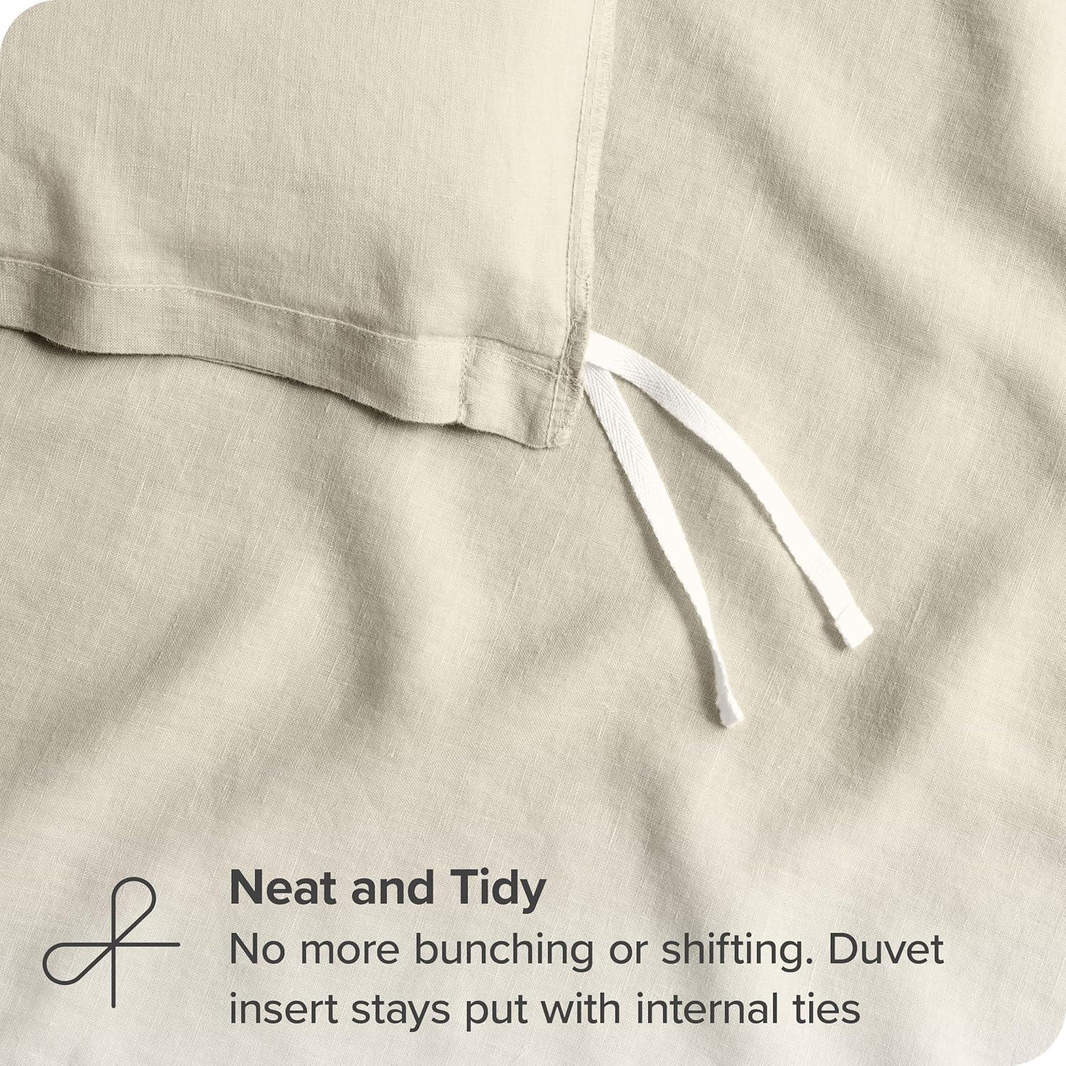Bare Home Linen Duvet Cover Set