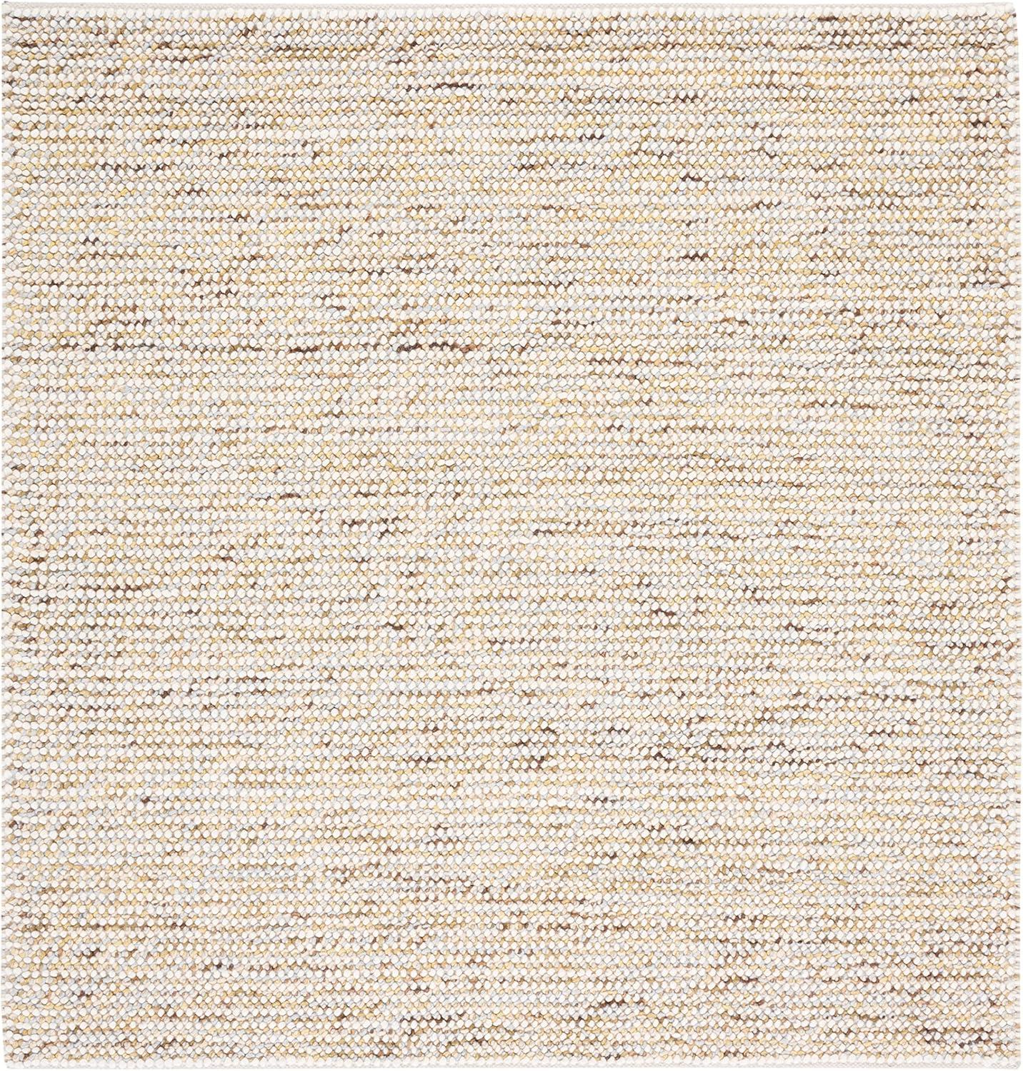 Latitude Run® Vermont Hand Woven Wool Solid Color Rug