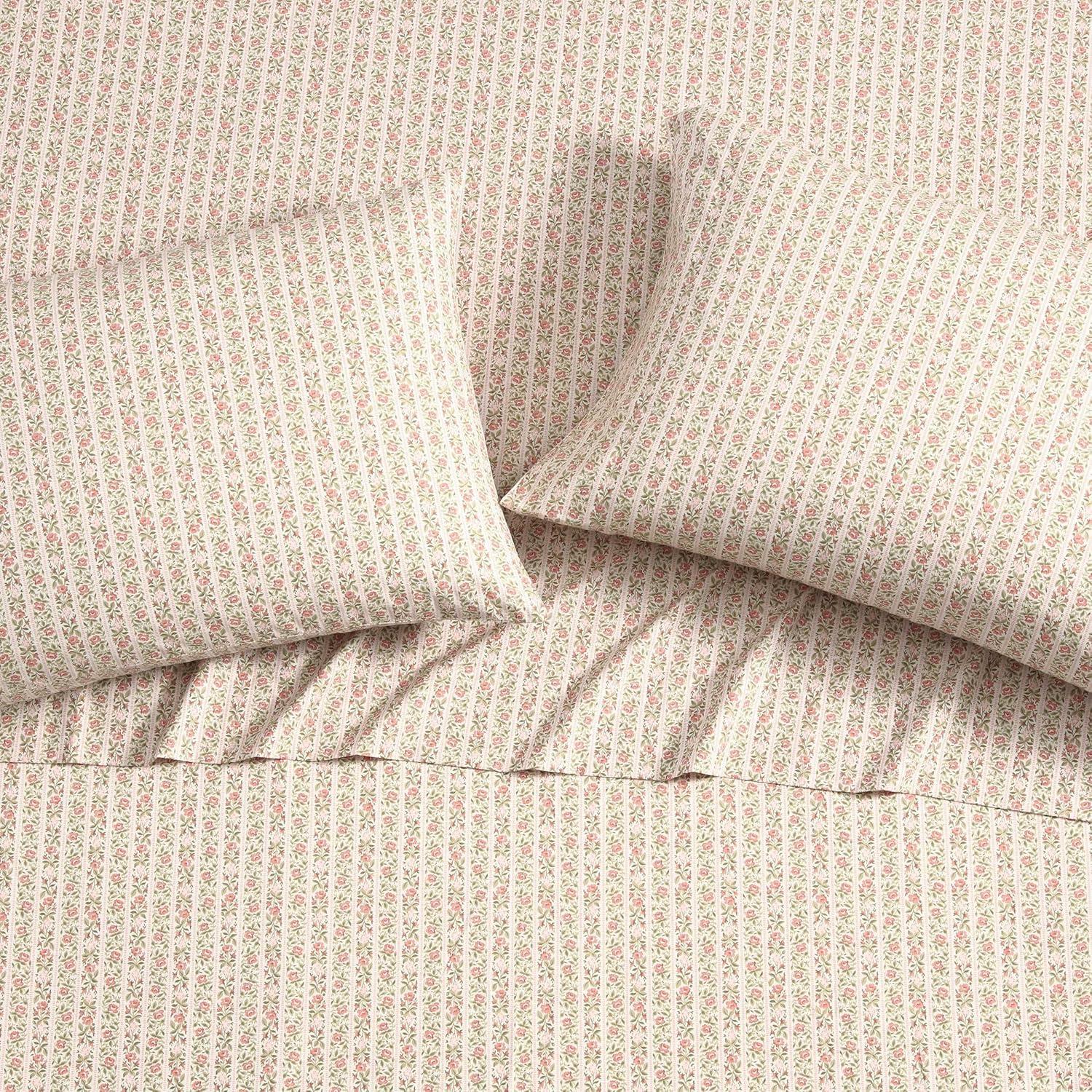 Laura Ashley Laura Ashley Printed Cotton Percale Sheet Set
