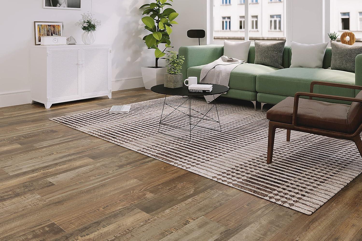 Apulia 48" L x 7-1/8" W x 4.7mm Luxury Vinyl Plank