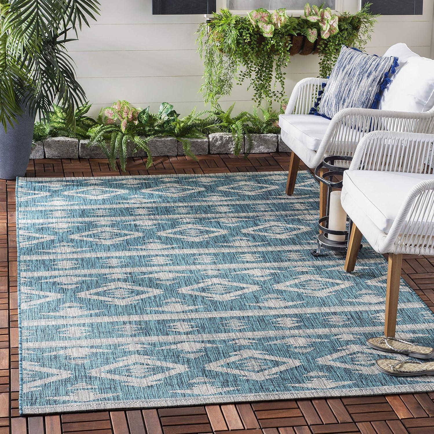 Courtyard CY8863 Power Loomed Indoor/Outdoor Area Rug  - Safavieh