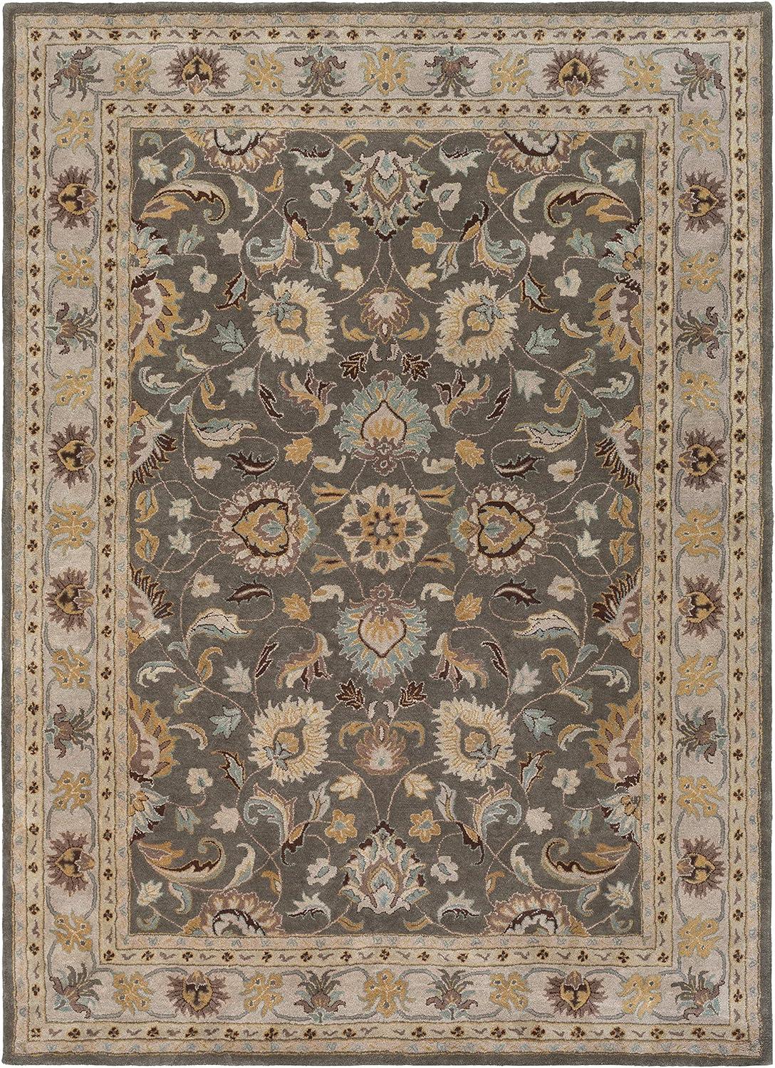 Mark&Day Area Rugs, 9x12 Paris Traditional Khaki Area Rug (9' x 12')