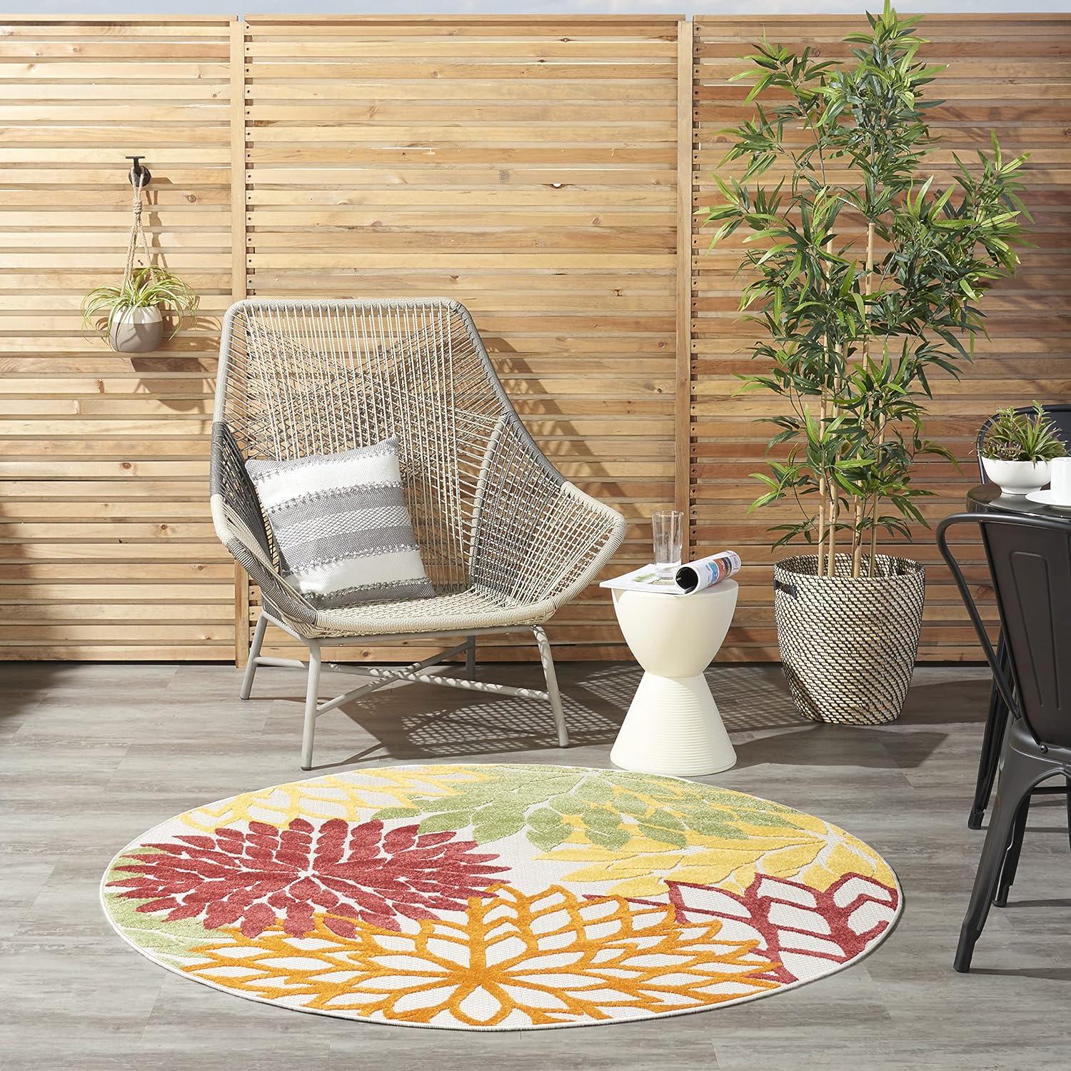 Nourison Aloha Floral Bloom Indoor Outdoor Rug