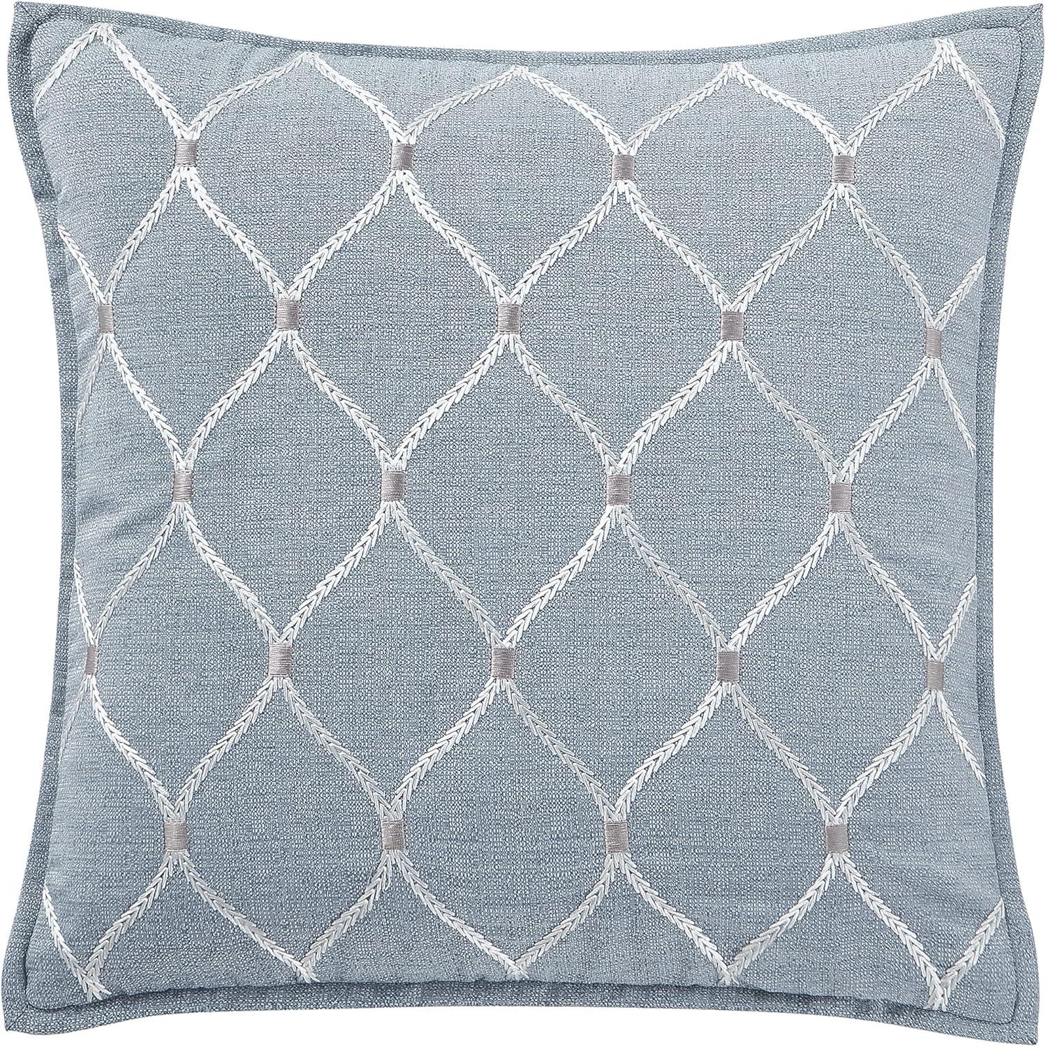 Florence Embroidered Reversible Throw Pillow