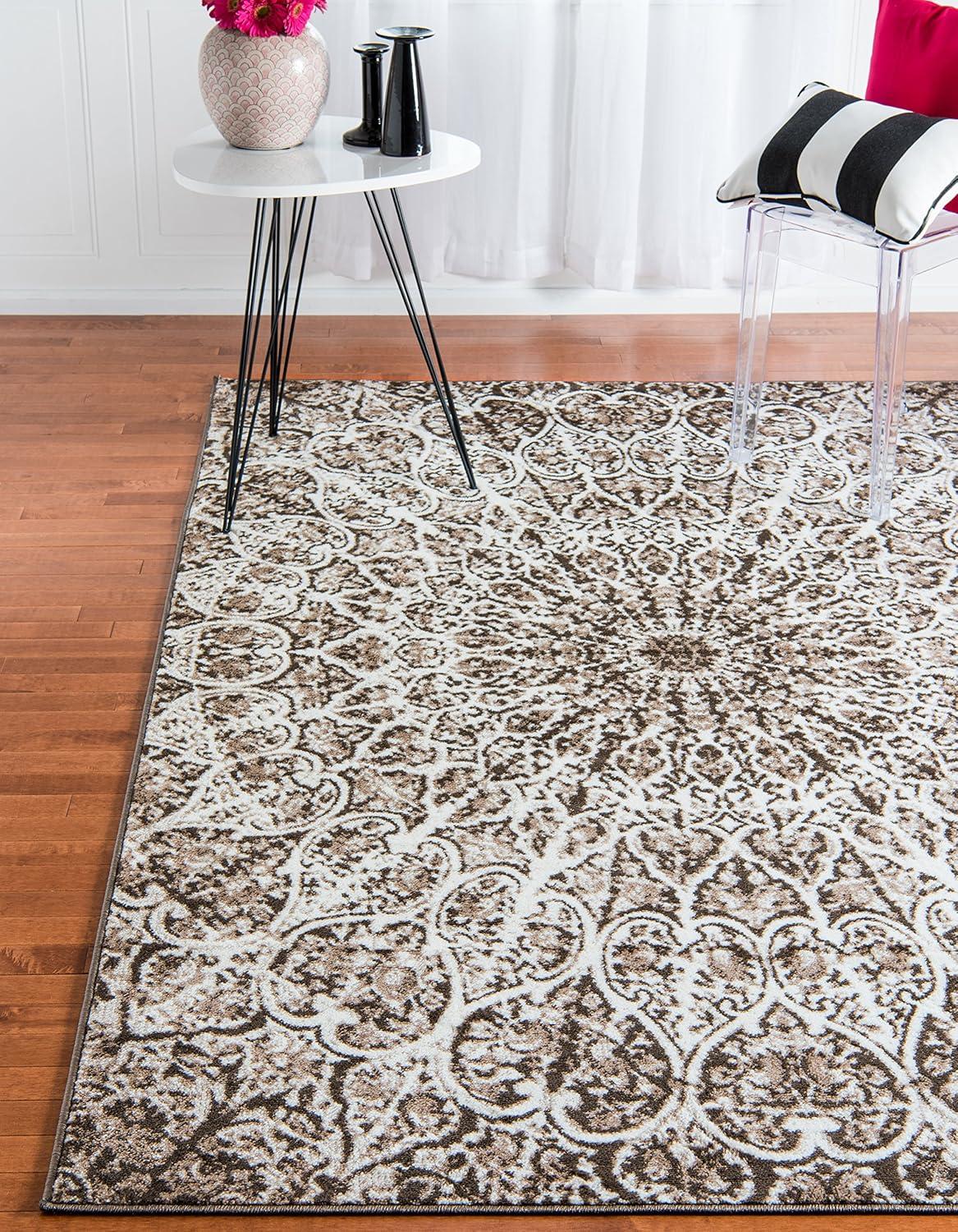 Unique Loom Sofia Grace Geometric Indoor Woven Area Rug