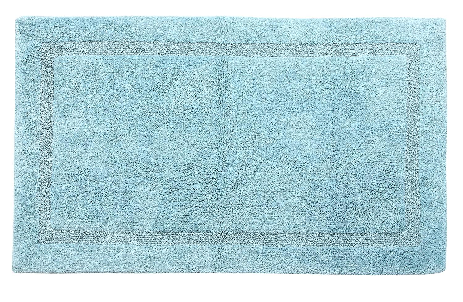 Saffron Fabs  Cotton Regency Bath Rug Sage Green 22 x 34
