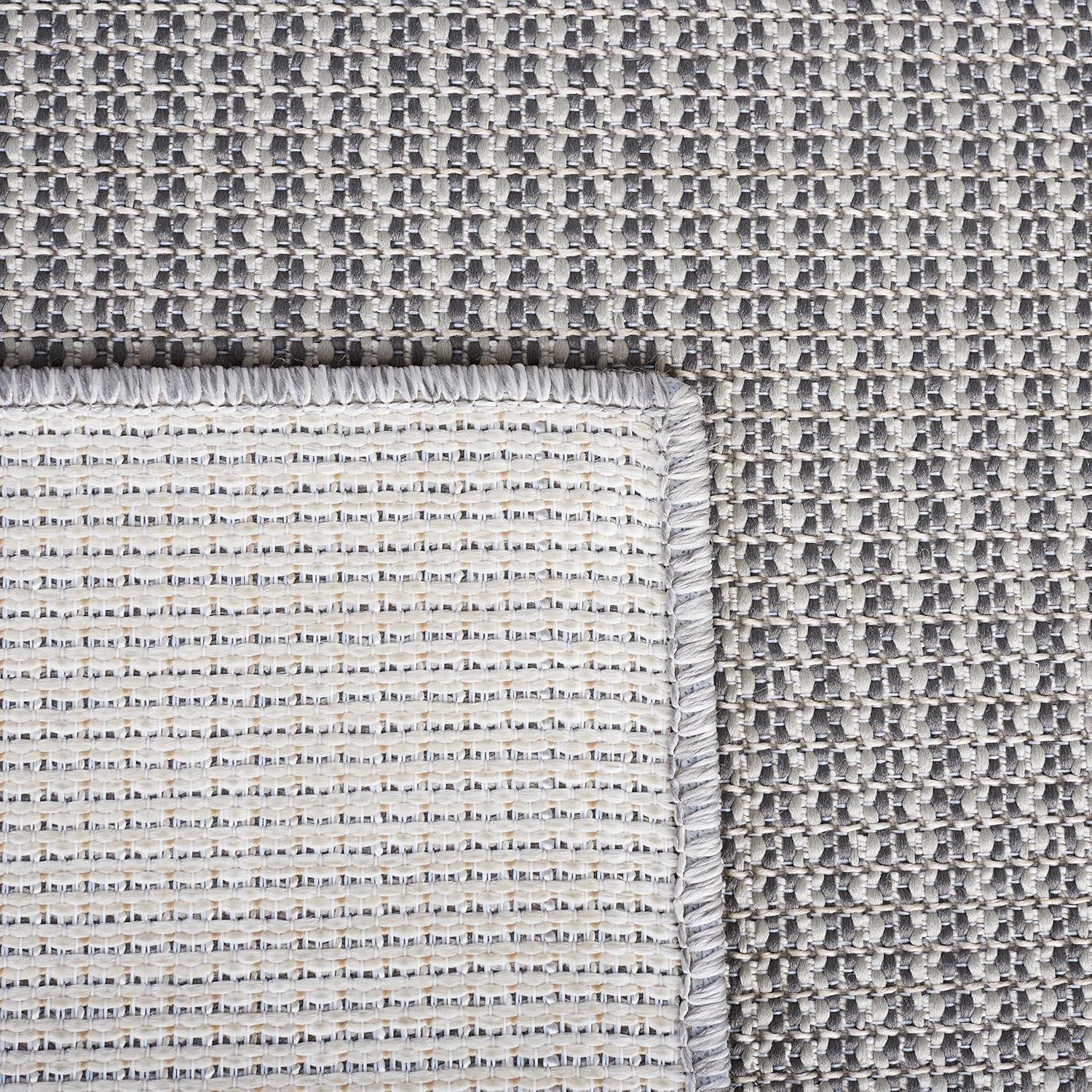 Martha Stewart Hampton - MSR4490 - Indoor Power Loomed Area Rugs - Grey - 5'1"x7'6"