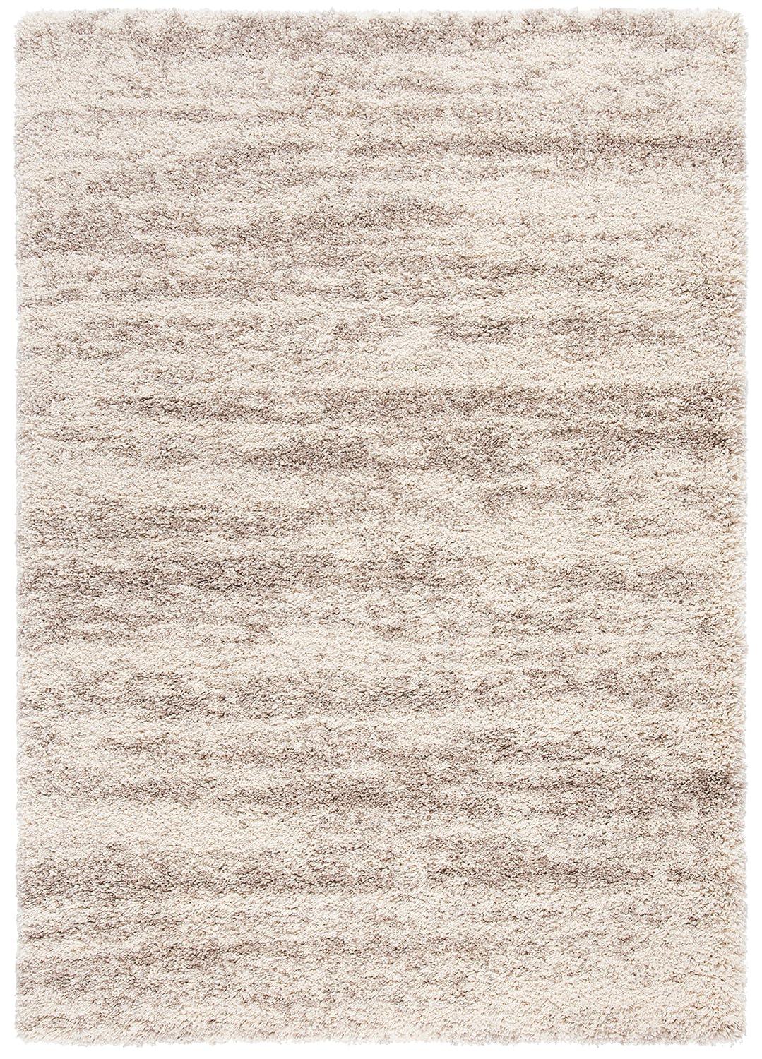 Hudson Shag SGH206 Power Loomed Area Rug - Ivory/Green - 6'x9' - Safavieh.