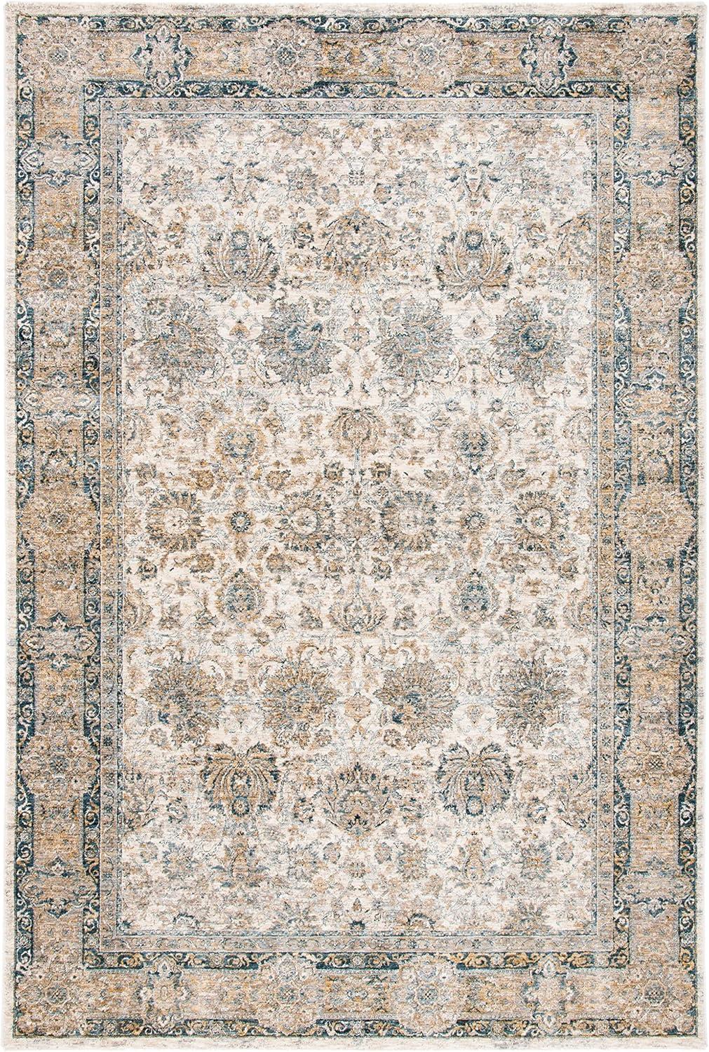 Valencia 570 Area Rug In Ivory / Blue