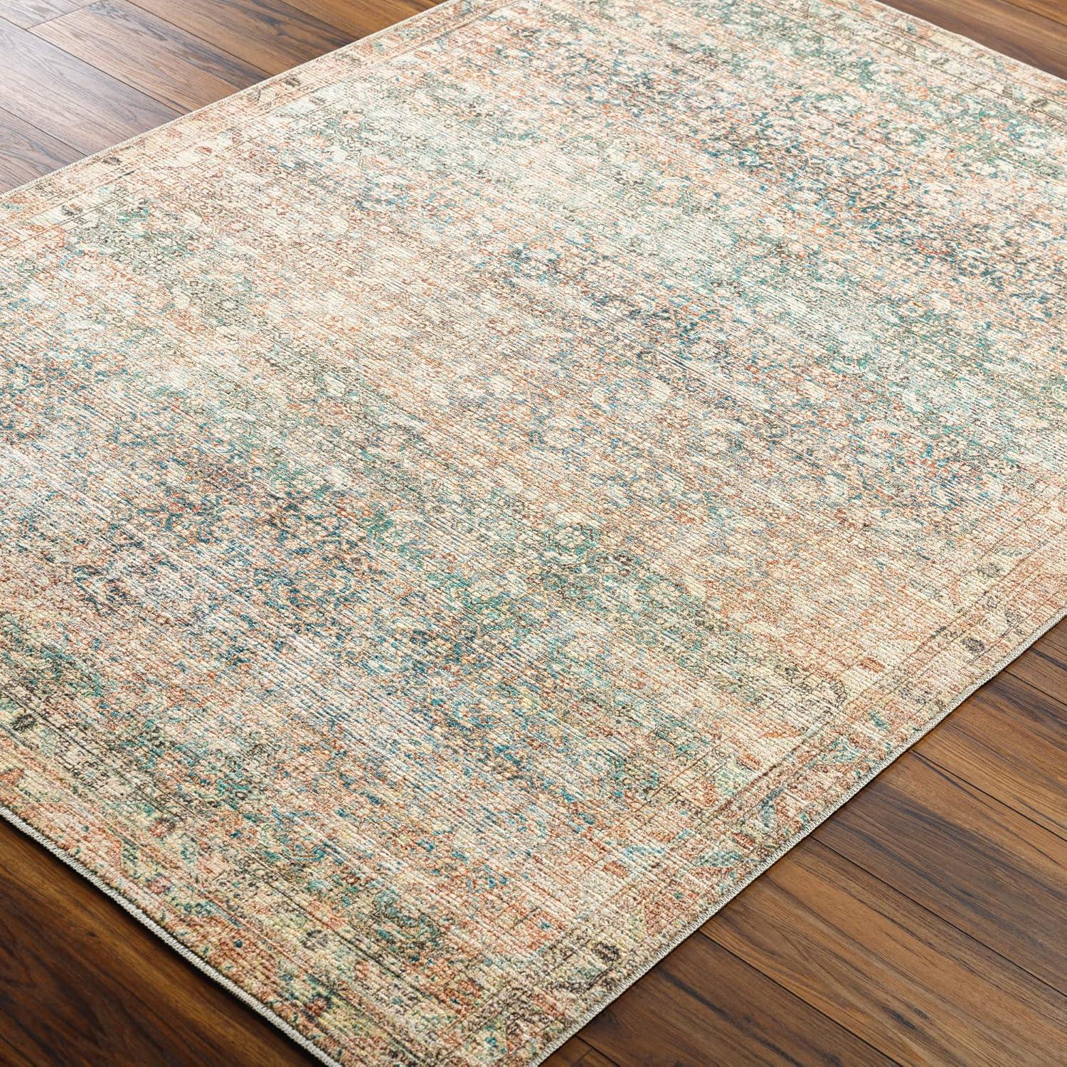 Becki Owens x Livabliss Marlene Vintage Sage/Brown Area Rug