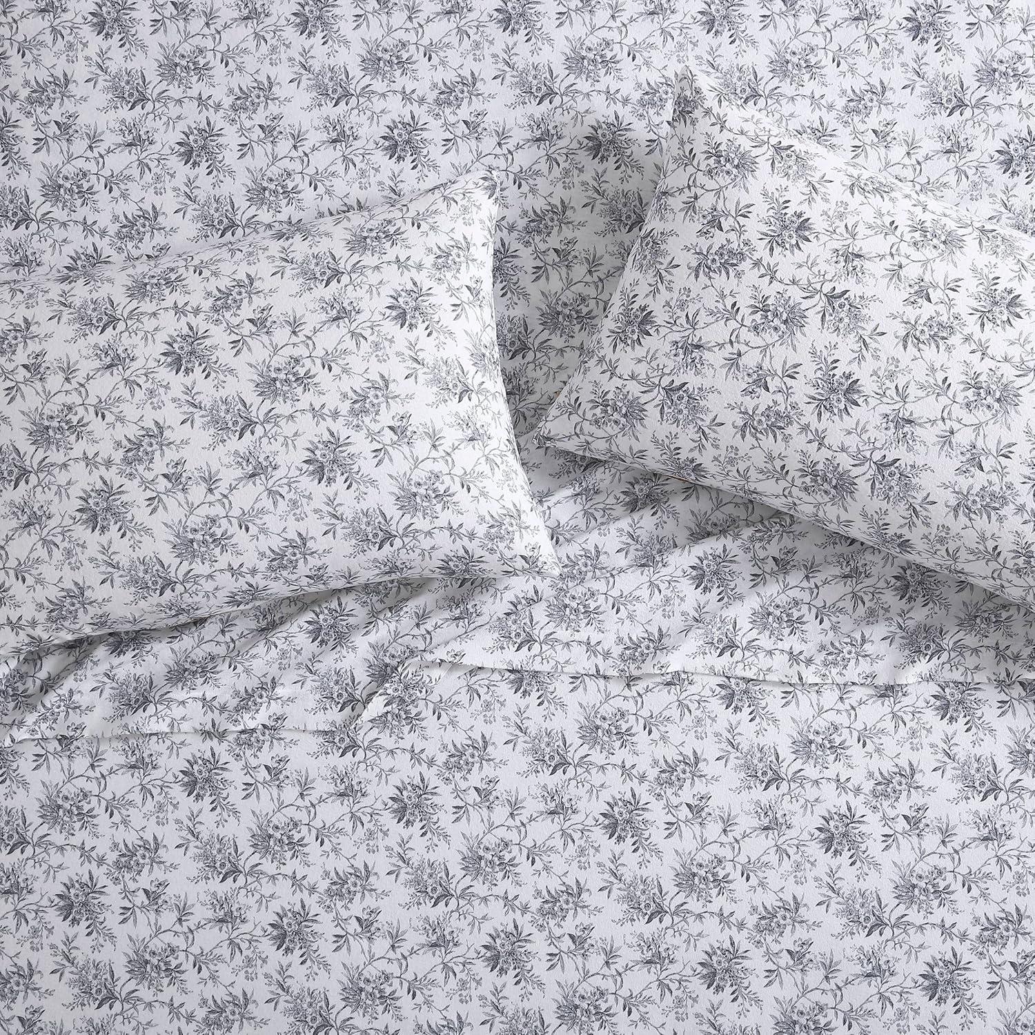 Laura Ashley Laura Ashley Cotton Flannel Cozy Sheet Sets