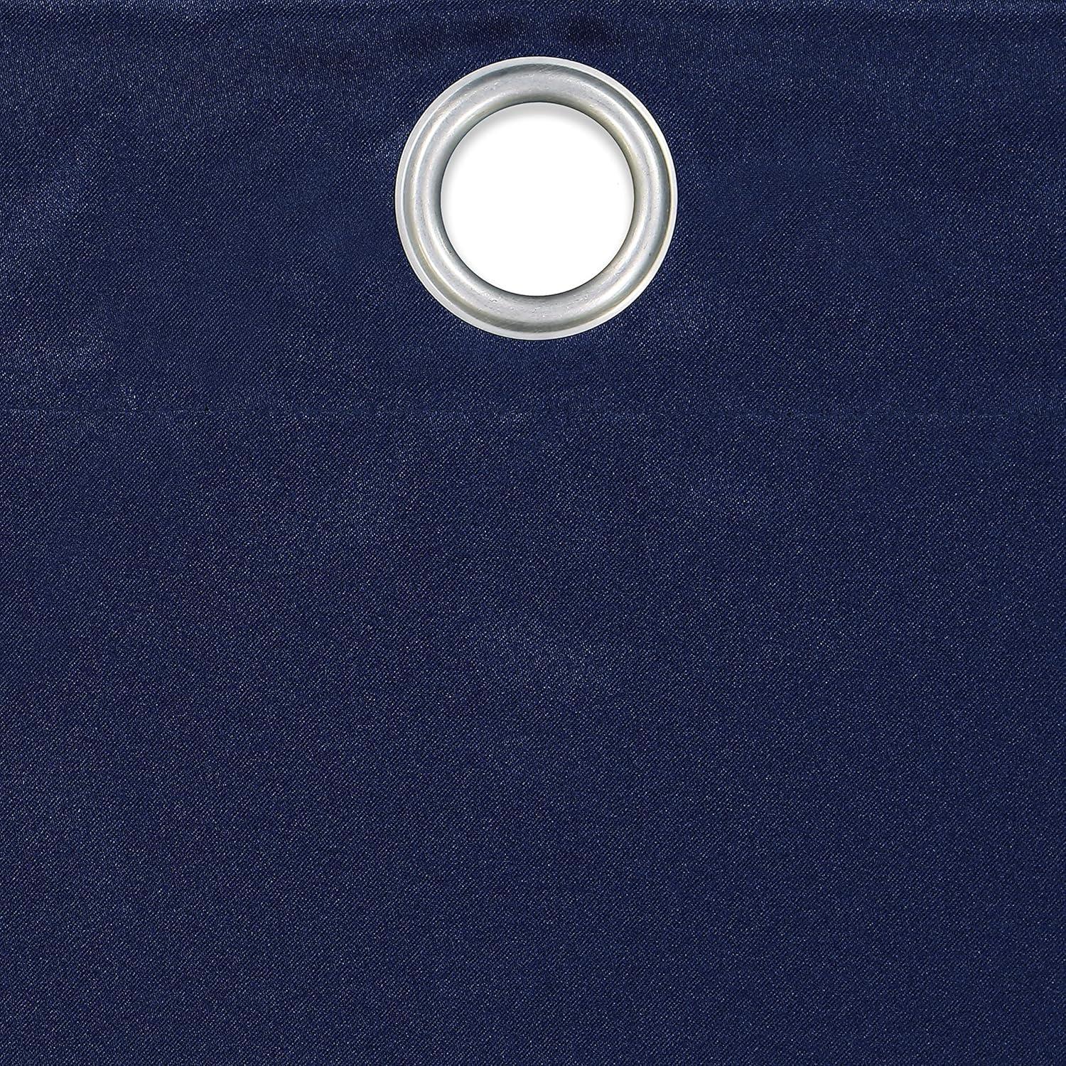 Navy Blue 54 x 84 Inch Blackout Grommet Curtain Panel