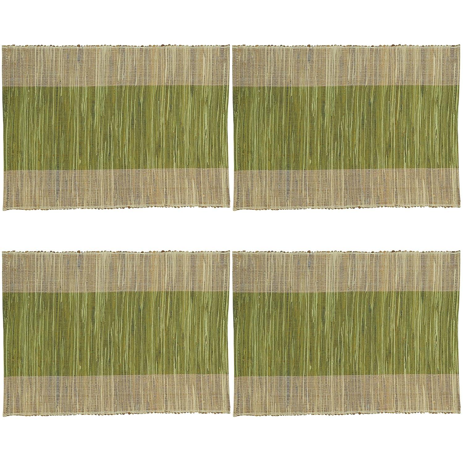 Shimmering Design 4 Piece Placemat Set