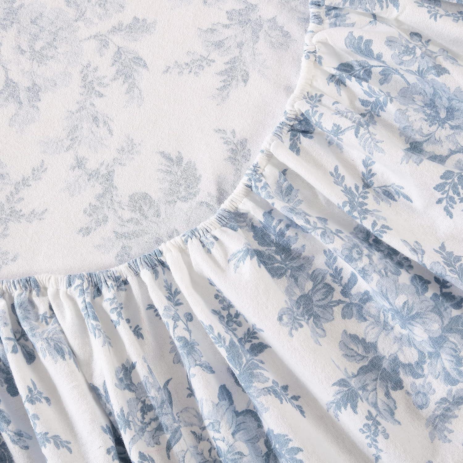 Laura Ashley Laura Ashley Cotton Flannel Cozy Sheet Sets