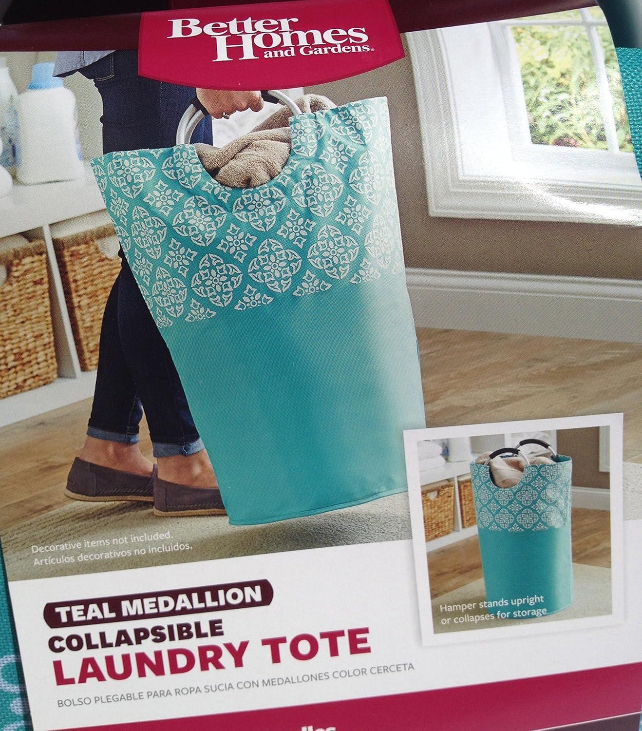 Redmon 6155 Soft Handle Medallion Teal Laundry Bag, Teal