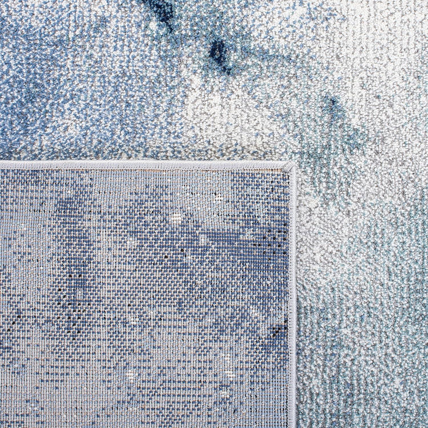 Galaxy 109 Area Rug In Blue / Ivory