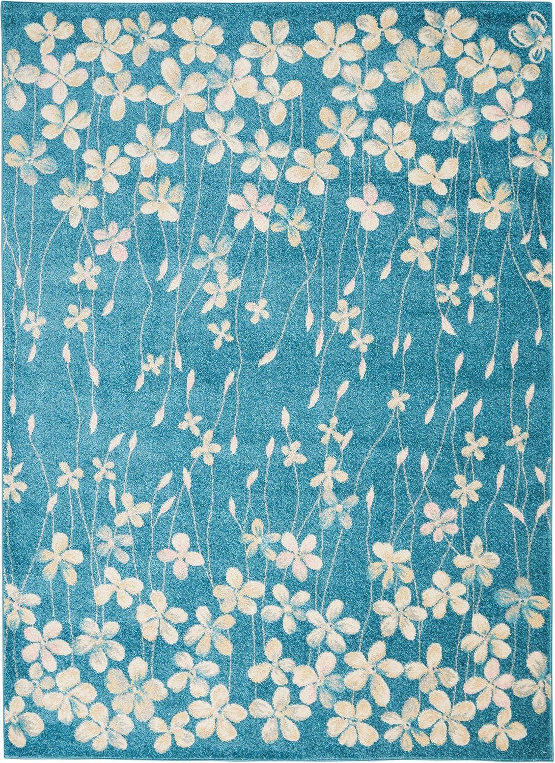 Nourison Tranquil Bohemian Botanical Bloom Area Rug