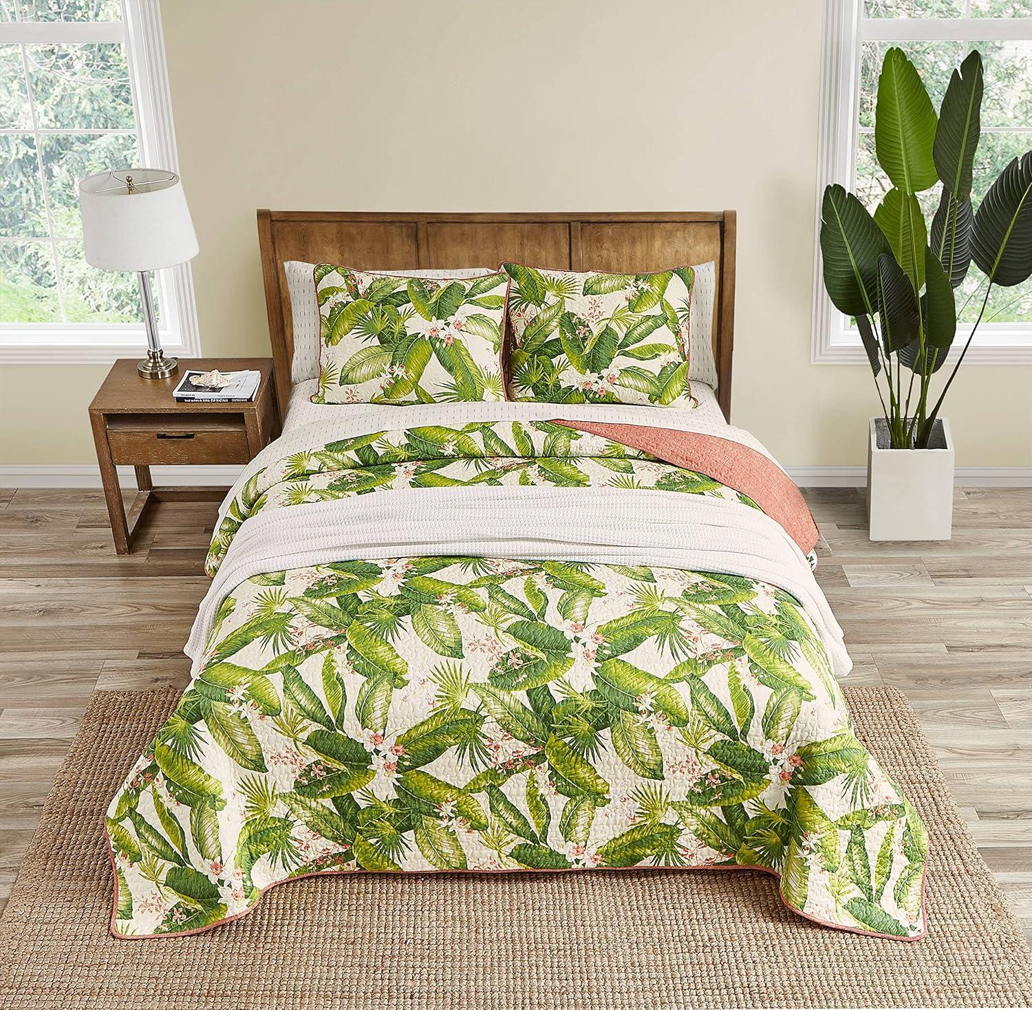 Tommy Bahama Home Tommy Bahama Aregada Dock Cotton Reversible Quilt Set