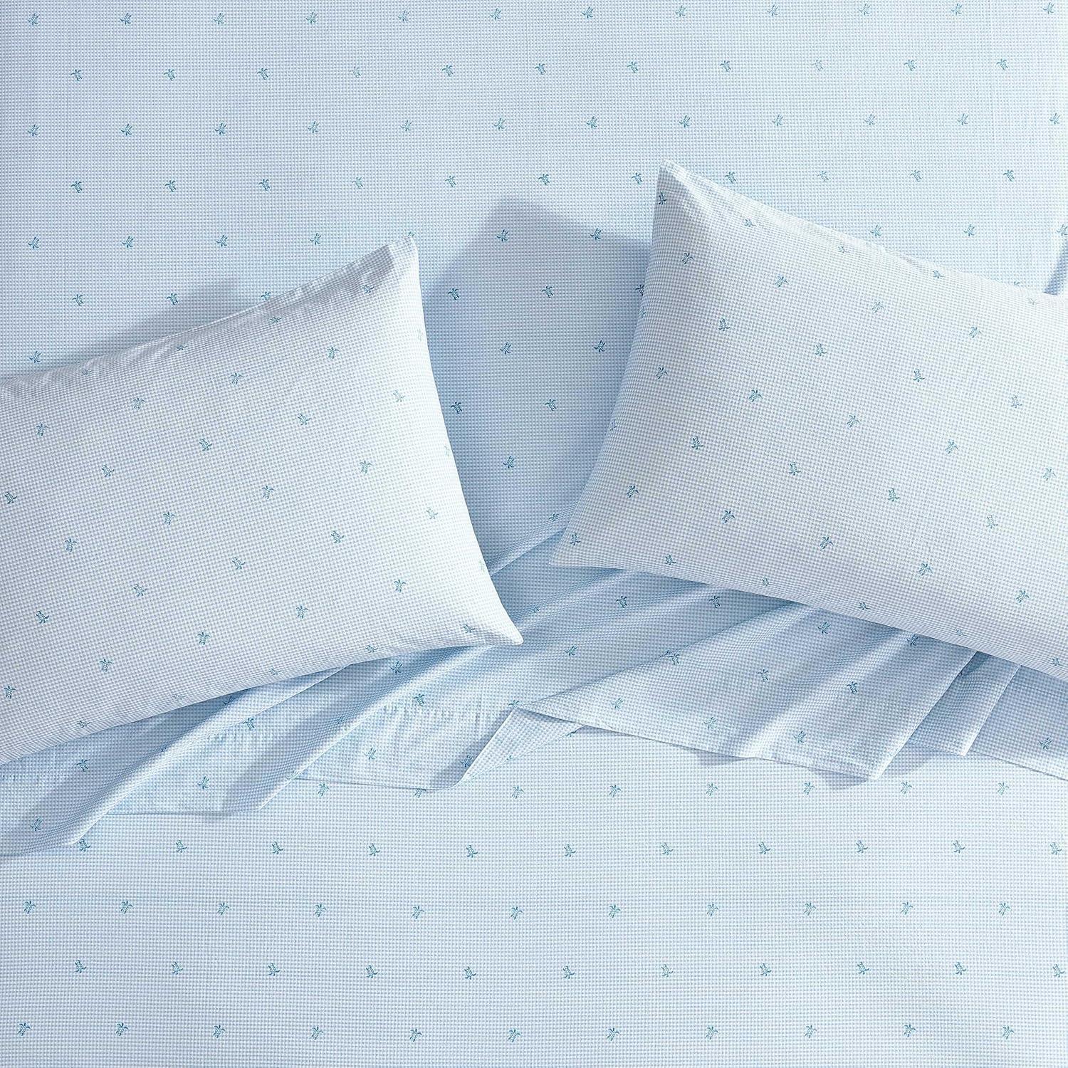 Laura Ashley Printed Cotton Percale Sheet Set