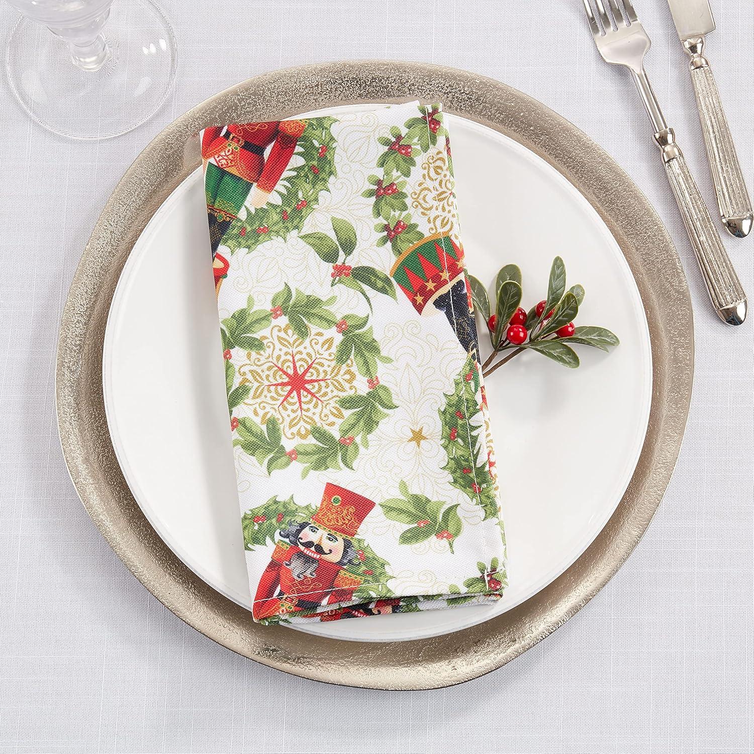 The Holiday Aisle® Lilleigh 4 Piece Napkin Set (Set of 4)