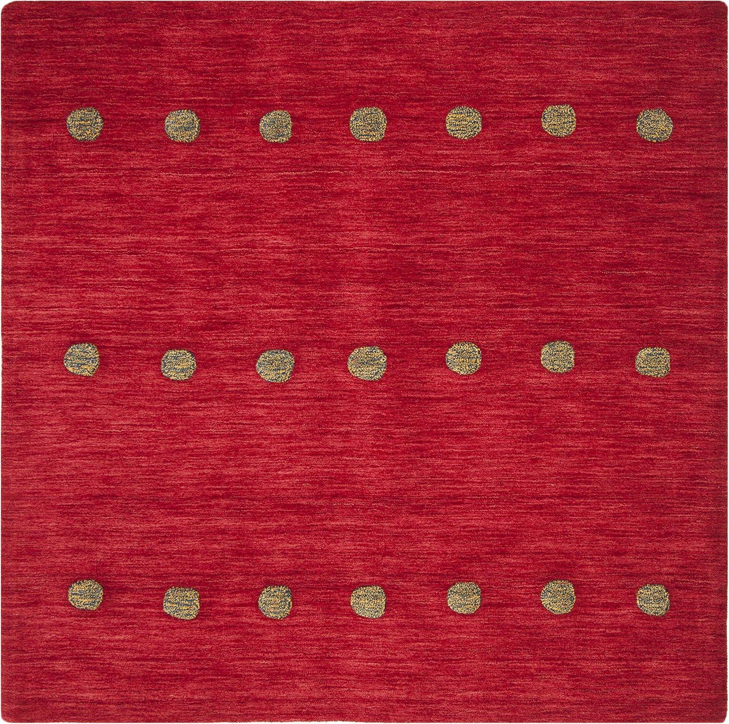 SAFAVIEH Himalaya Collection HIM590Q Handmade Red Rug