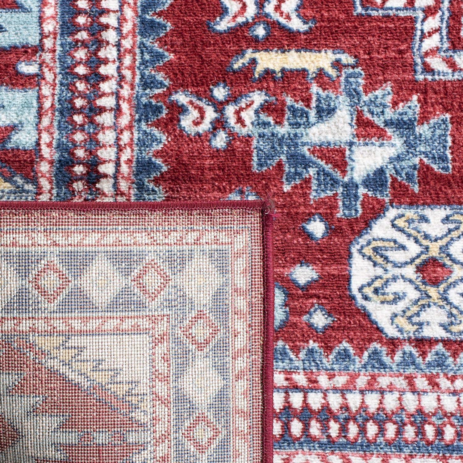 SAFAVIEH Kazak Collection KZK118R Red / Blue Rug