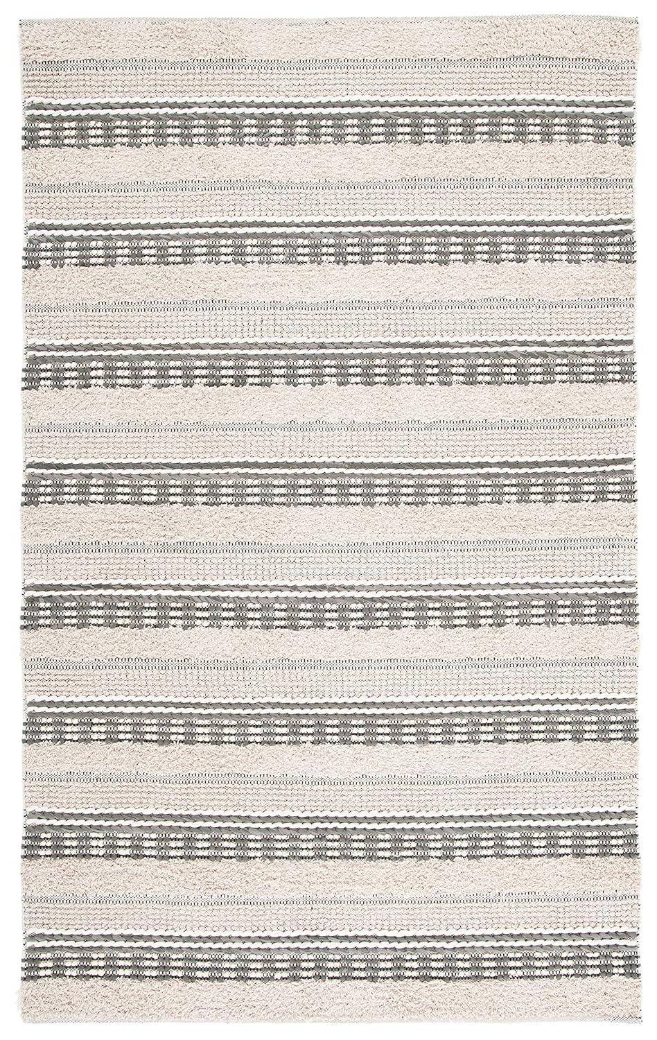 Natura NAT651 Hand Woven Area Rug - Beige/Grey - 8'x10' - Safavieh.
