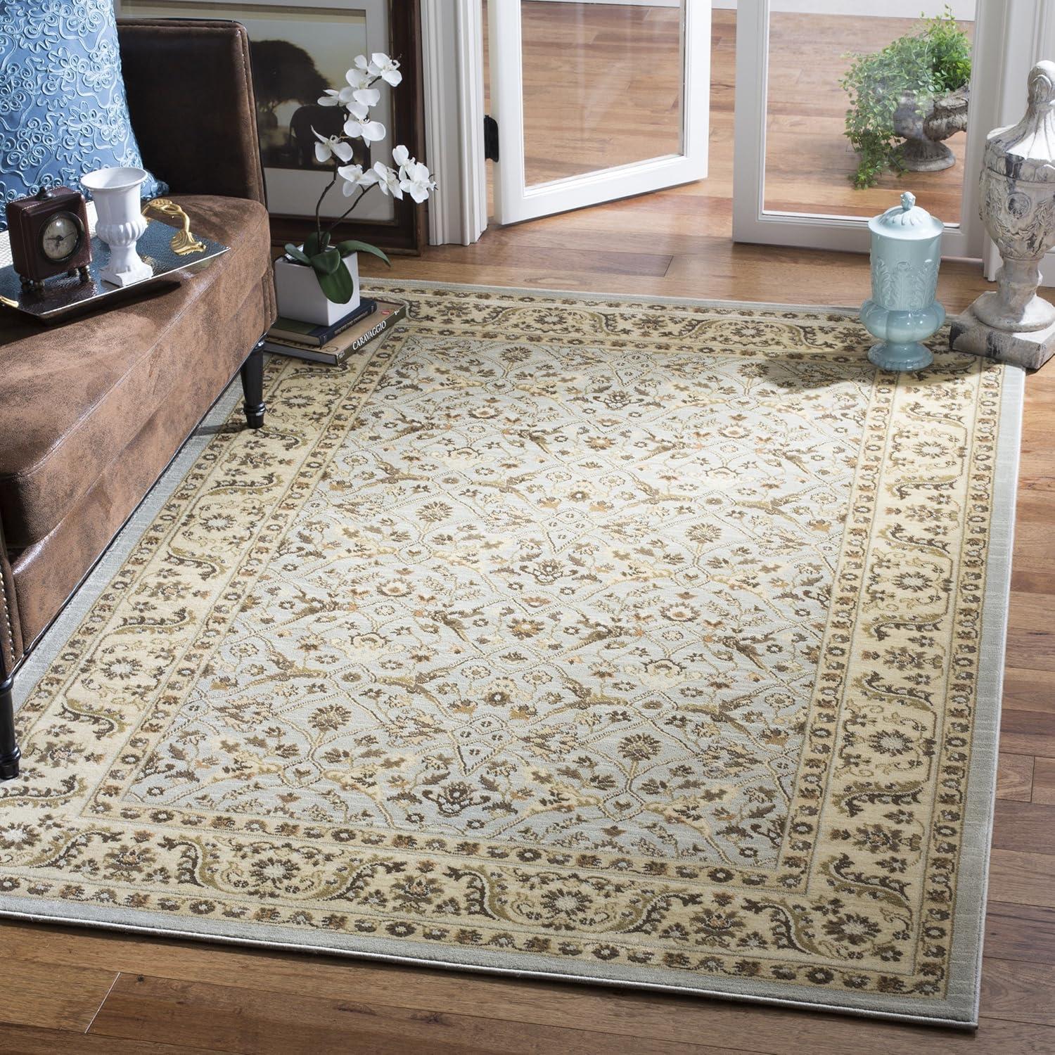 Florenteen Grey and Ivory 5' x 7' Synthetic Area Rug