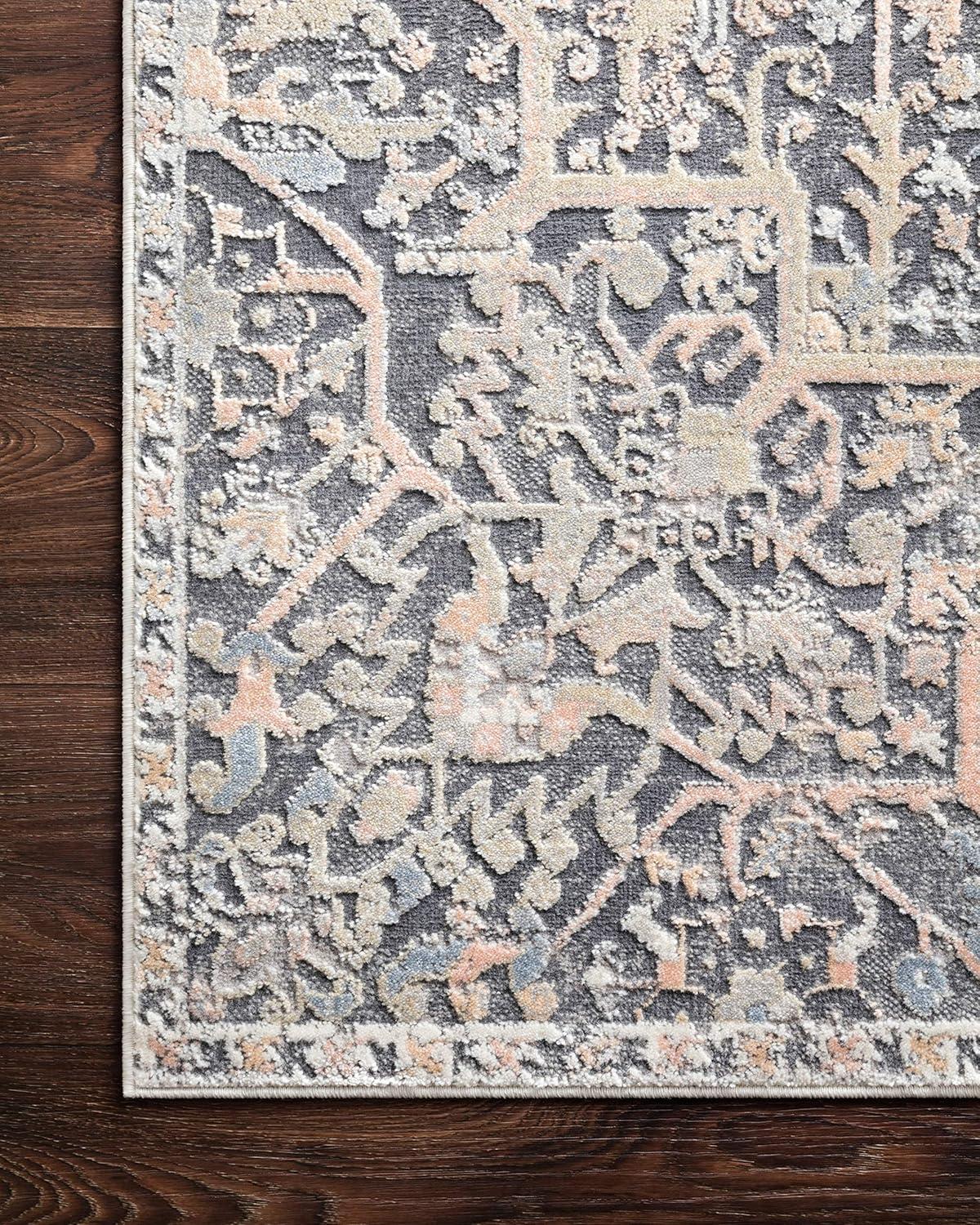 Loloi II Lucia Oriental Charcoal / Multi Area Rug