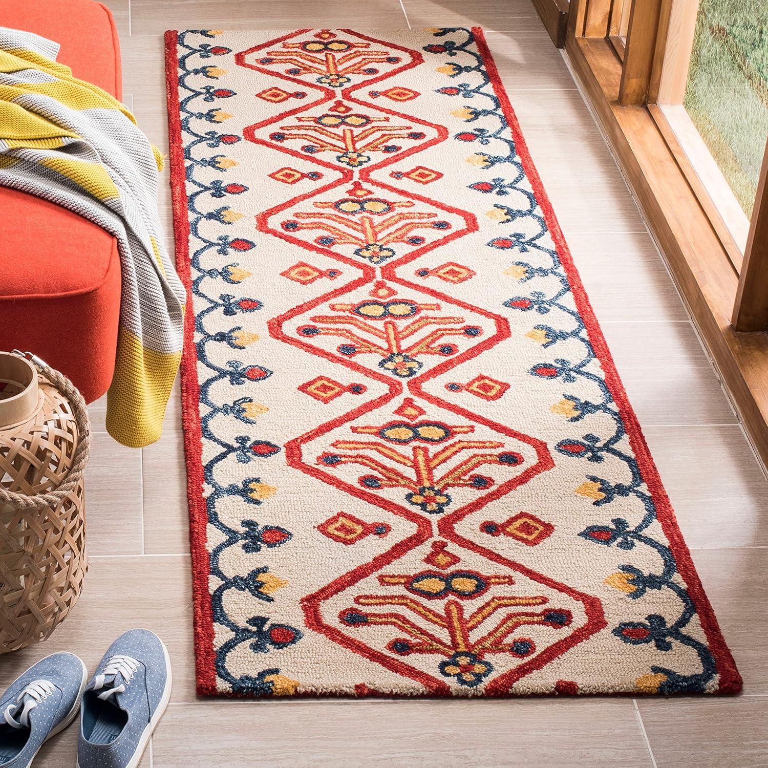Aspen APN703 Hand Tufted Area Rug - Ivory/Yellow - 3'x5' - Safavieh.