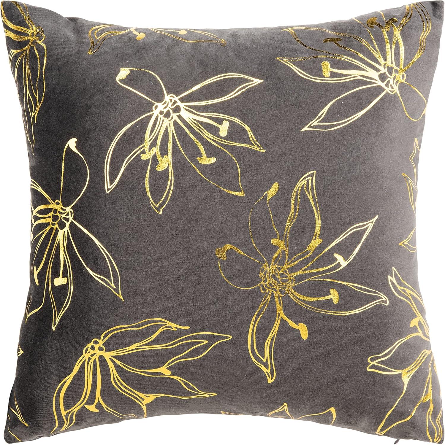 Yari Pillow - Royal Blue/Tan - 18"X18" - Safavieh