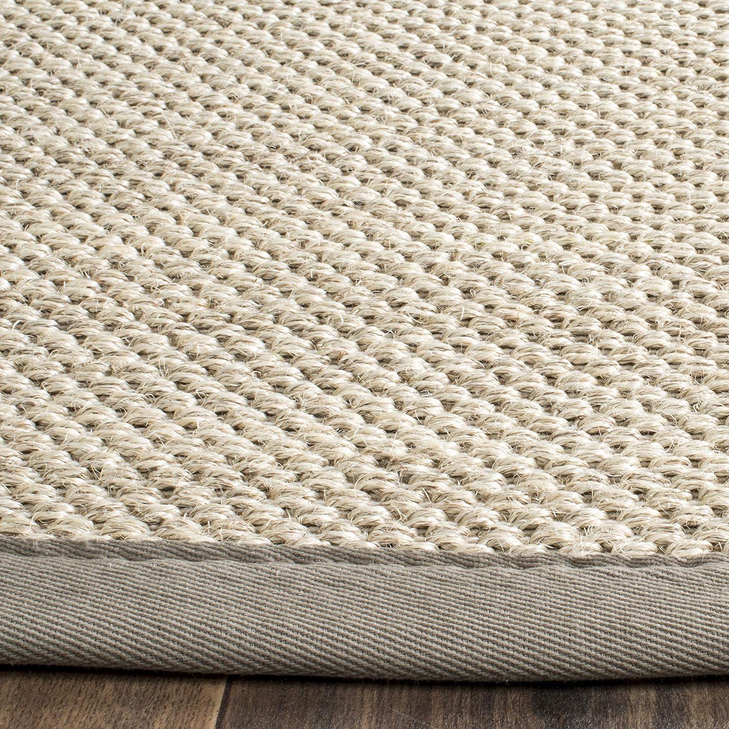 Natural Fiber NF143 Power Loomed Indoor Runner Rug - Marble/Khaki - 2'6"x8' - Safavieh.