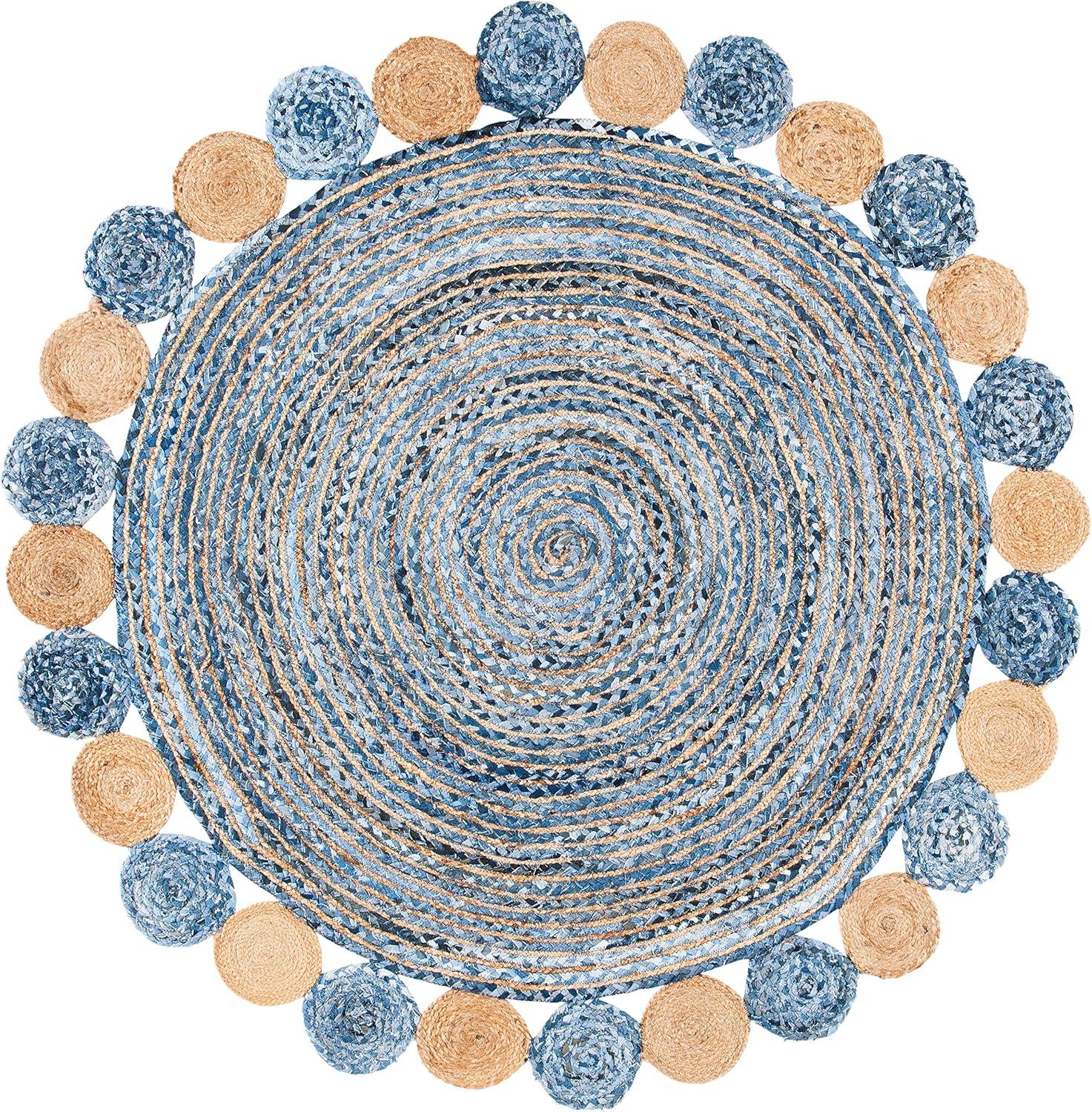 Zeitler Hand Woven Jute, Cotton Rug