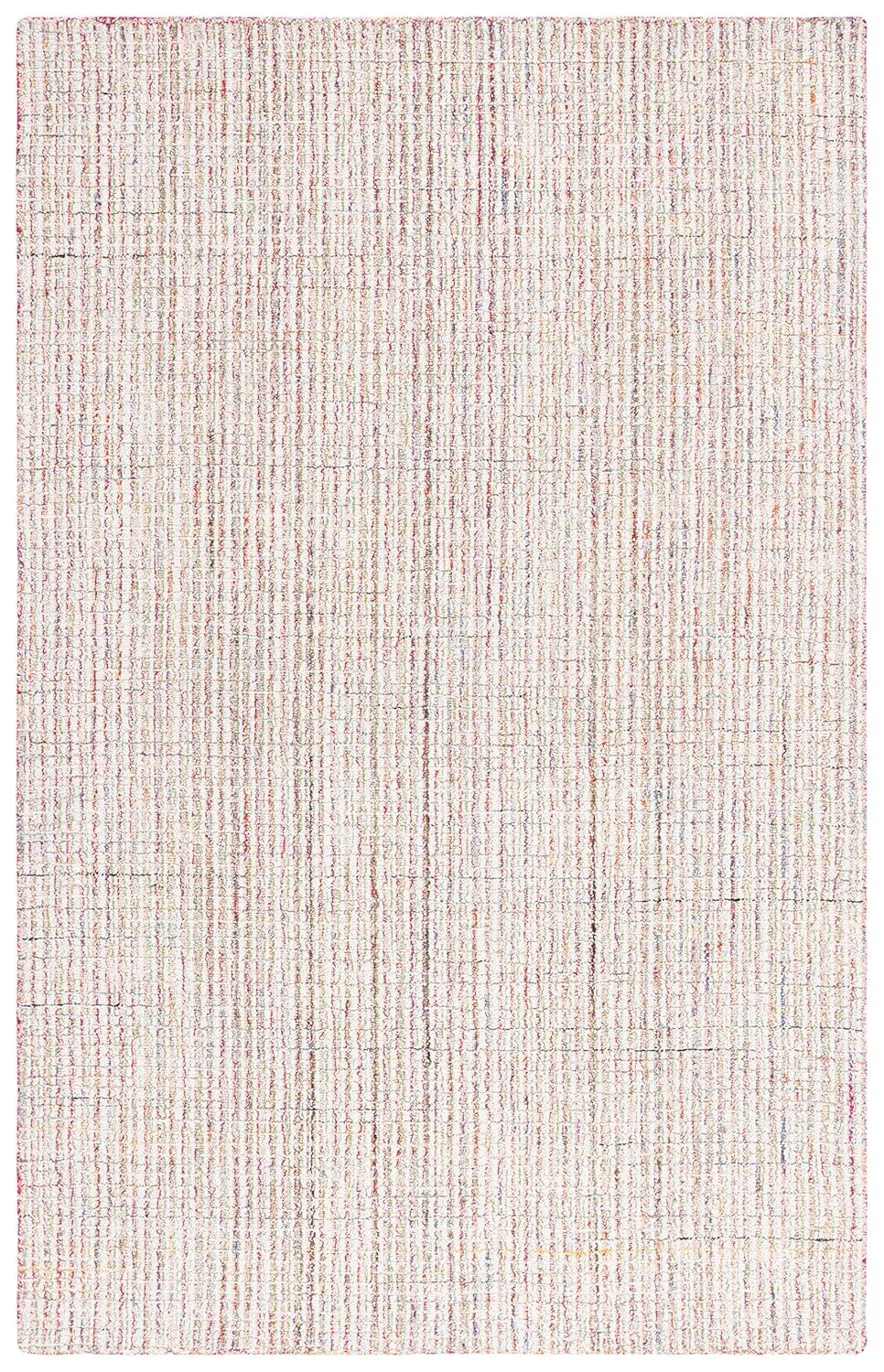 Abstract ABT481 Handmade Indoor Area Rug - Red/Green - 8'x10' - Safavieh