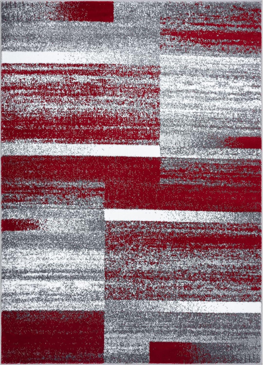 Luxe Weavers Abstract Geometric Rug