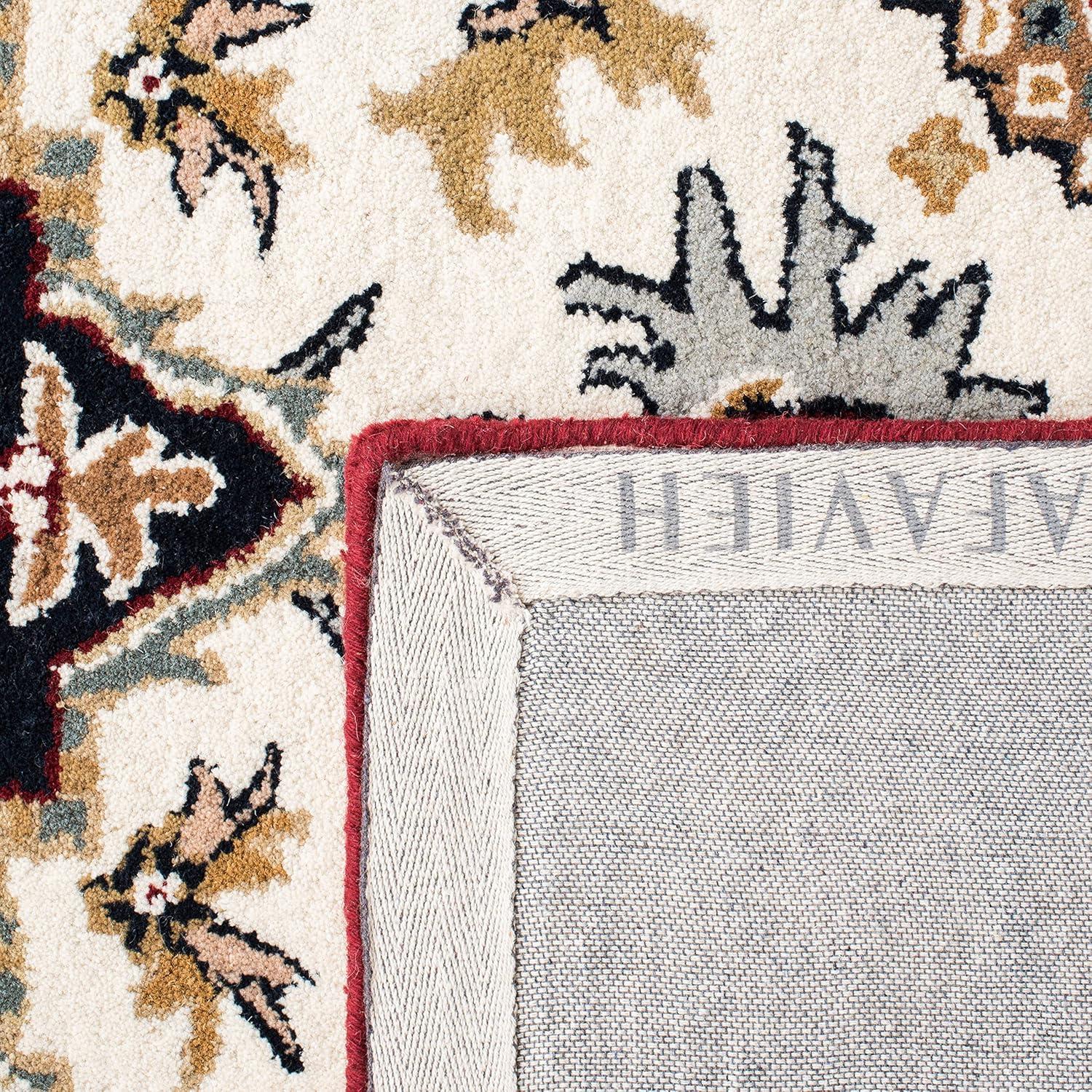 Heritage HG625 Handmade Area Rug - 5'x8' - Ivory/Red - Safavieh