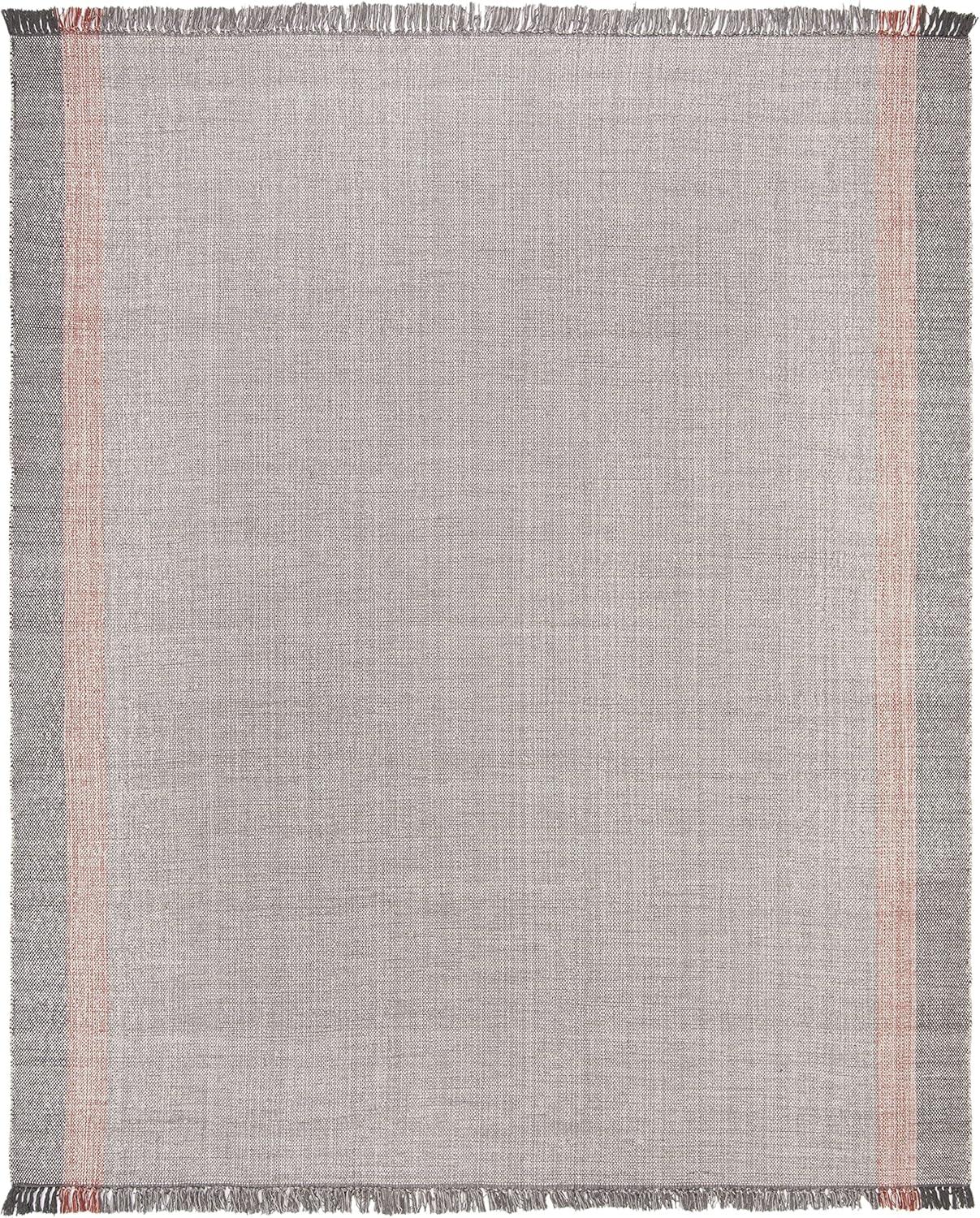 Montauk MTK301 Hand Woven Indoor Area Rug - Terracotta/Grey - 8'x10' - Safavieh