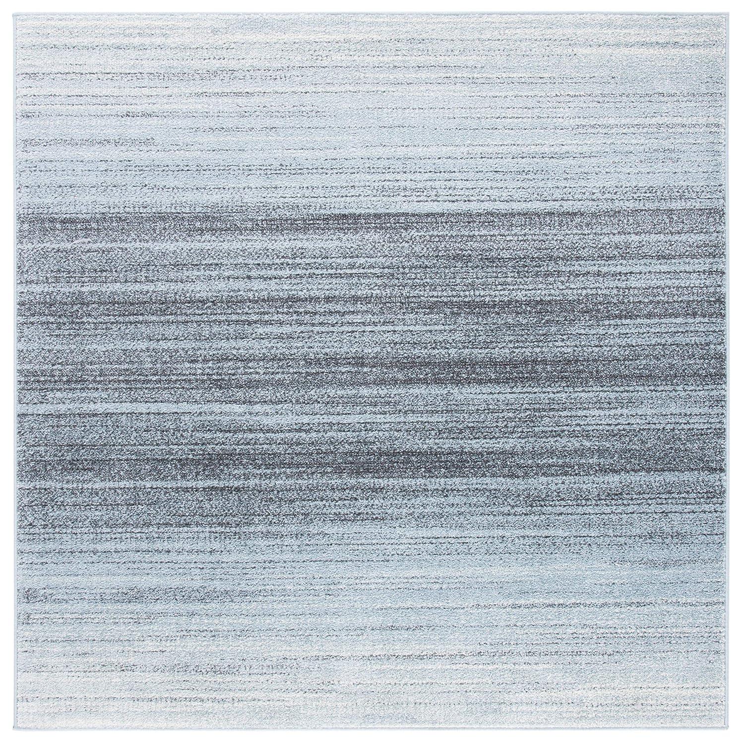 Adirondack ADR142 Machine Made Indoor Area Rug - Grey/Light Grey - 6'x6' - Safavieh