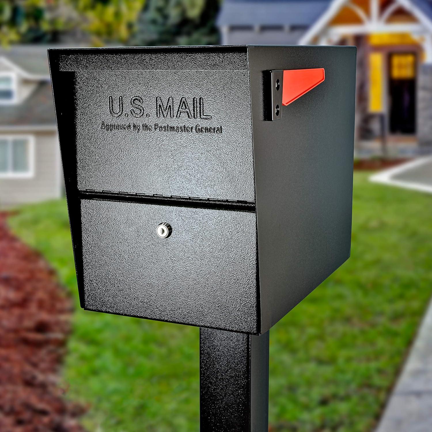 Package Master Locking Post Mounted Mailbox