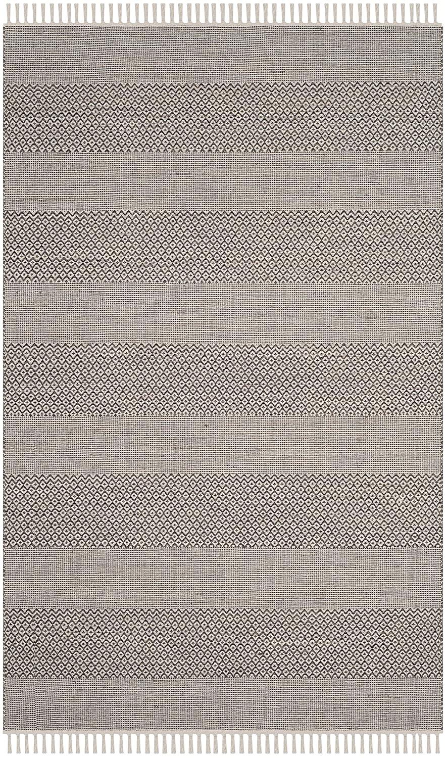 Montauk MTK330 Hand Woven Indoor Area Rug - Ivory/Anthracite - 6'x9' - Safavieh