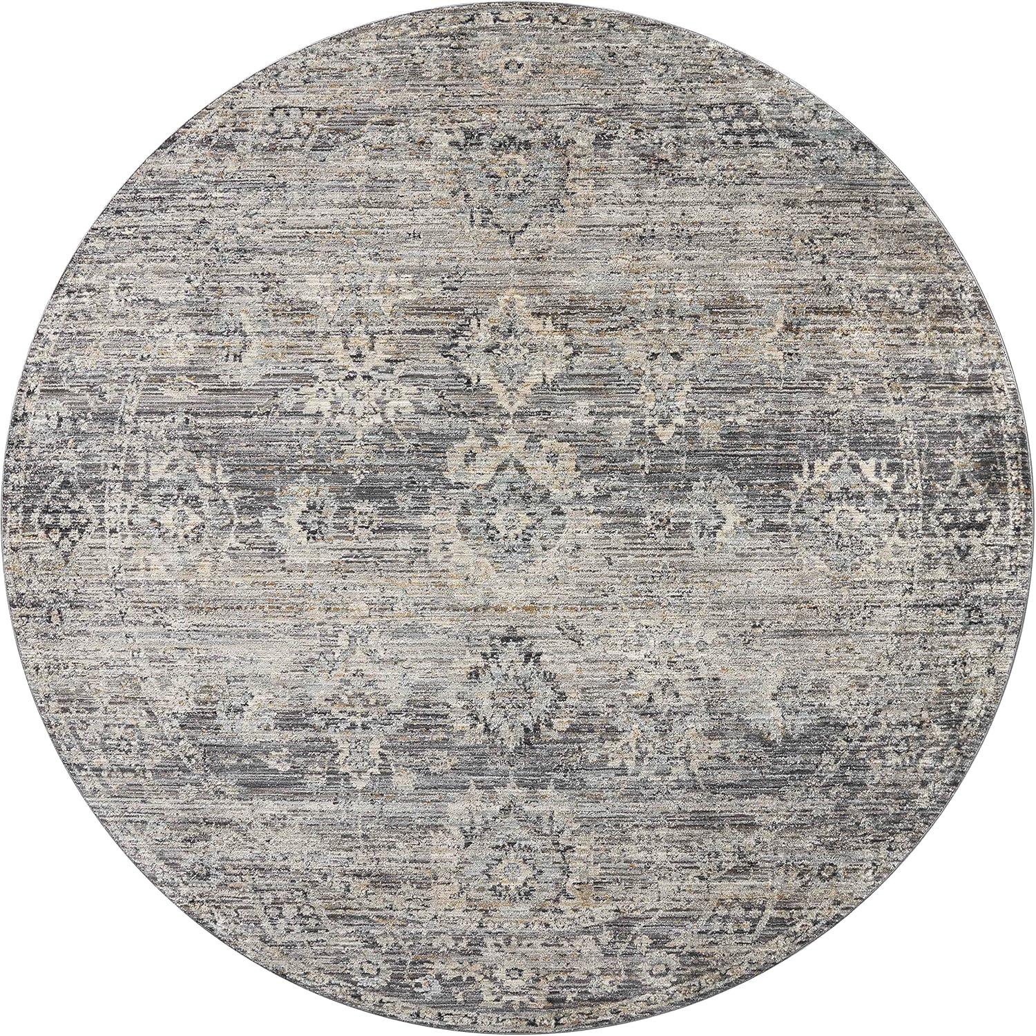 Jean Stoffer x Loloi Katherine Graphite / Jade Area Rug