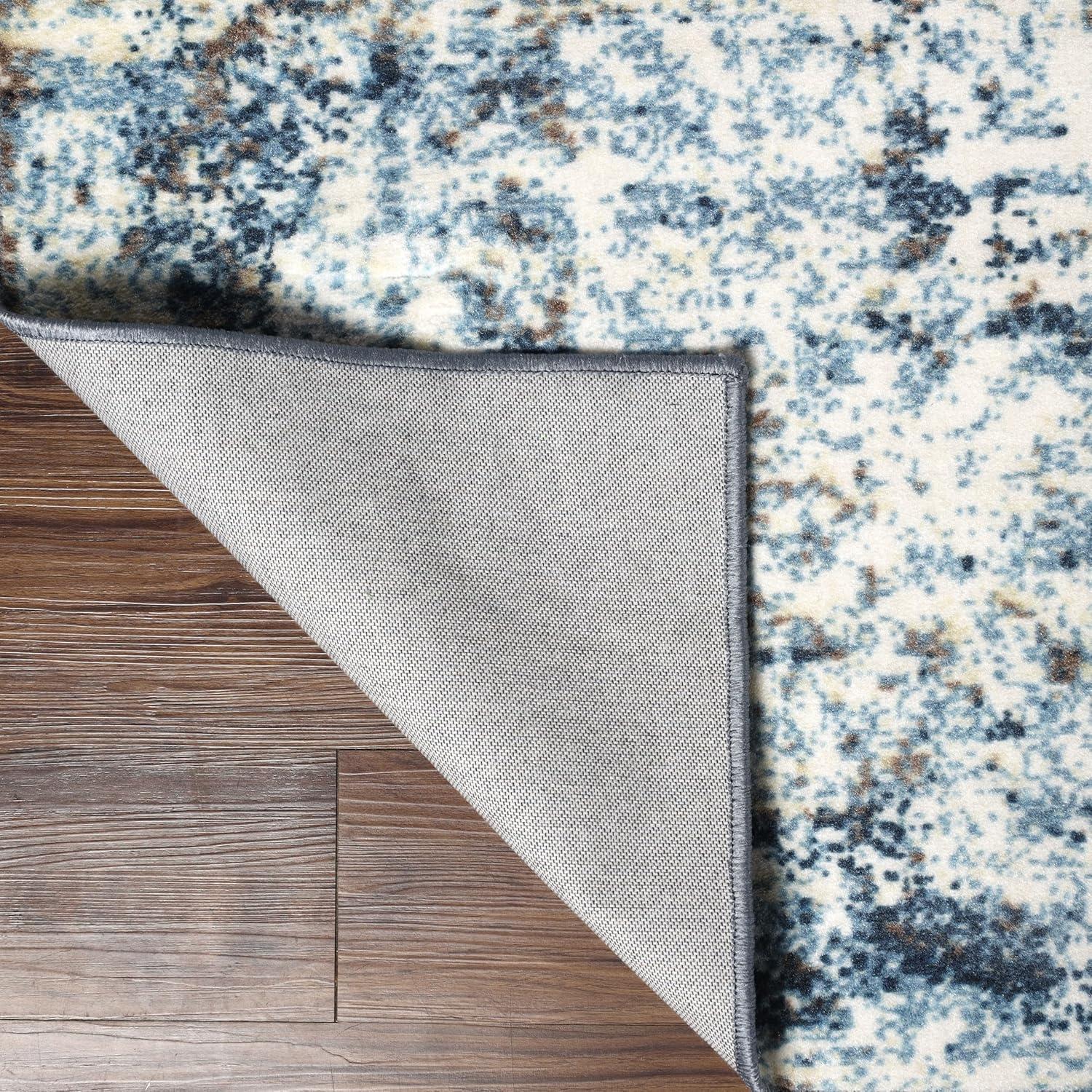 Superior Salford Medallion Indoor Area Rug, 8' x 10', Blue-Beige