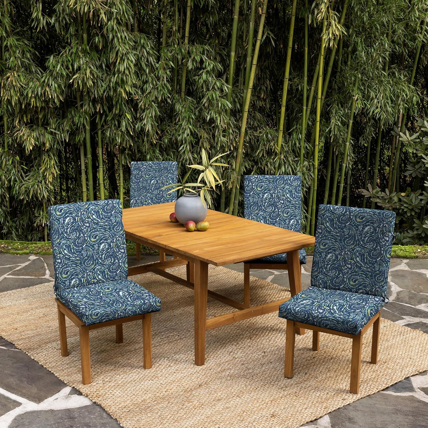 Outdoor 3.5'' Dining Chair Seat / Back Cushion