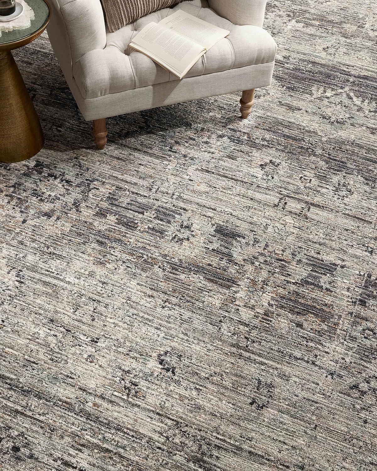 Jean Stoffer x Loloi Katherine Graphite / Jade Area Rug