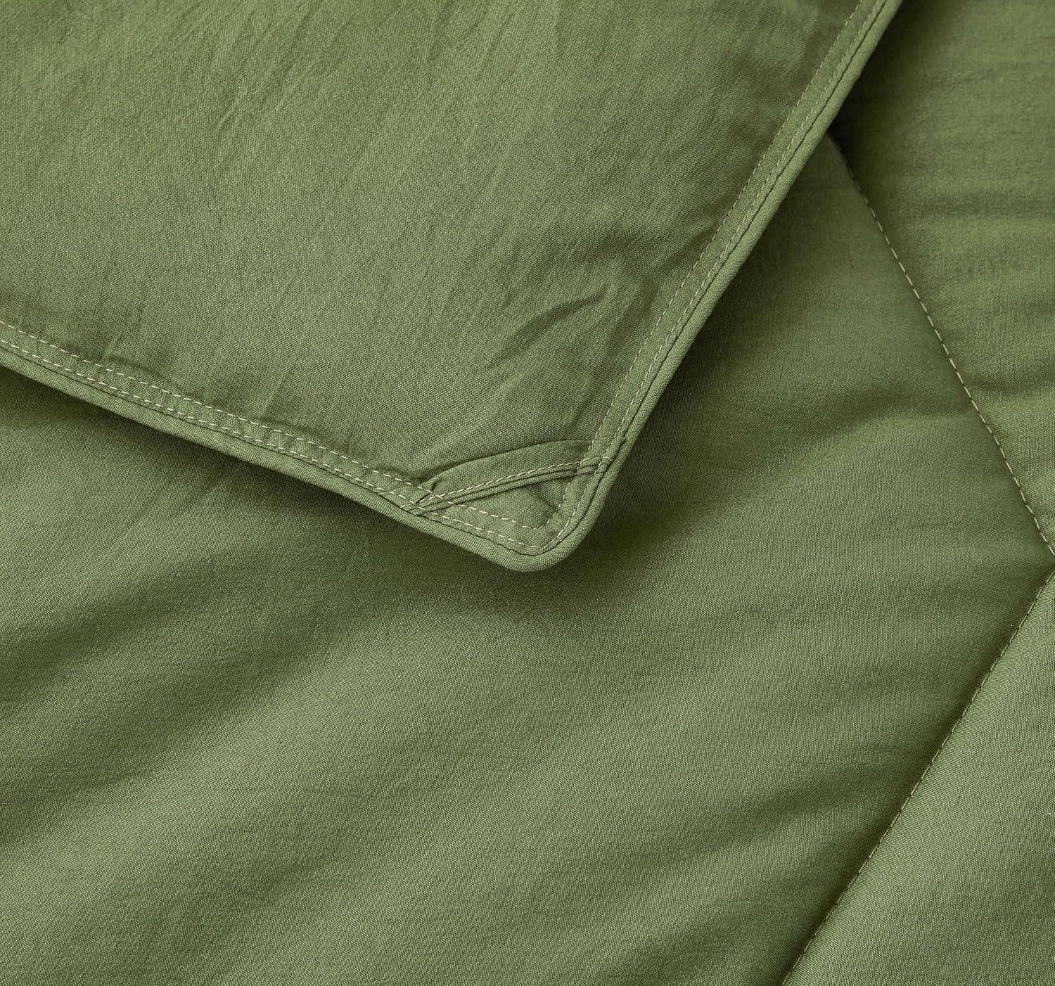 Chezmoi Collection Washed Microfiber Bedding Standard Comforter Set