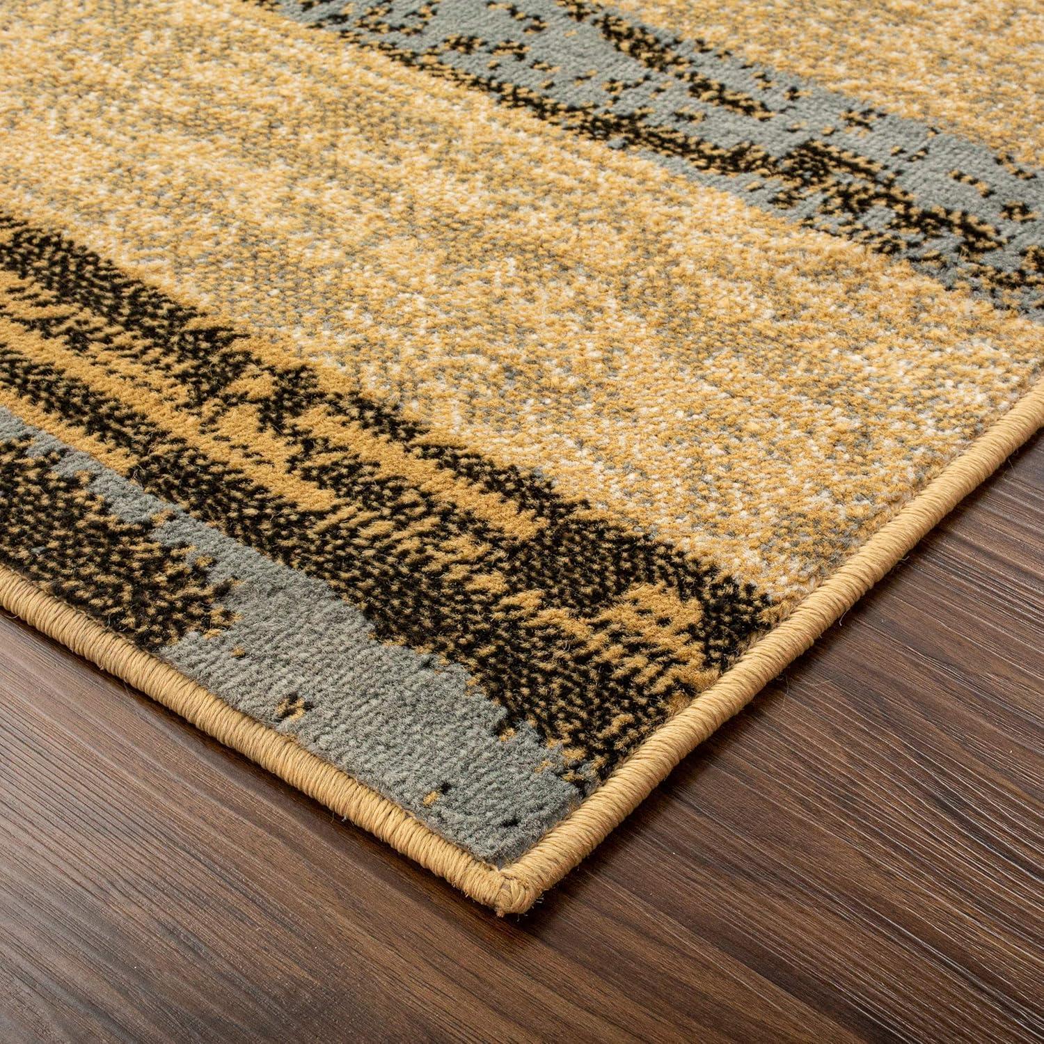 Superior Rockwood Geometric Indoor Area Rug, 8' x 10', Light Blue-Beige