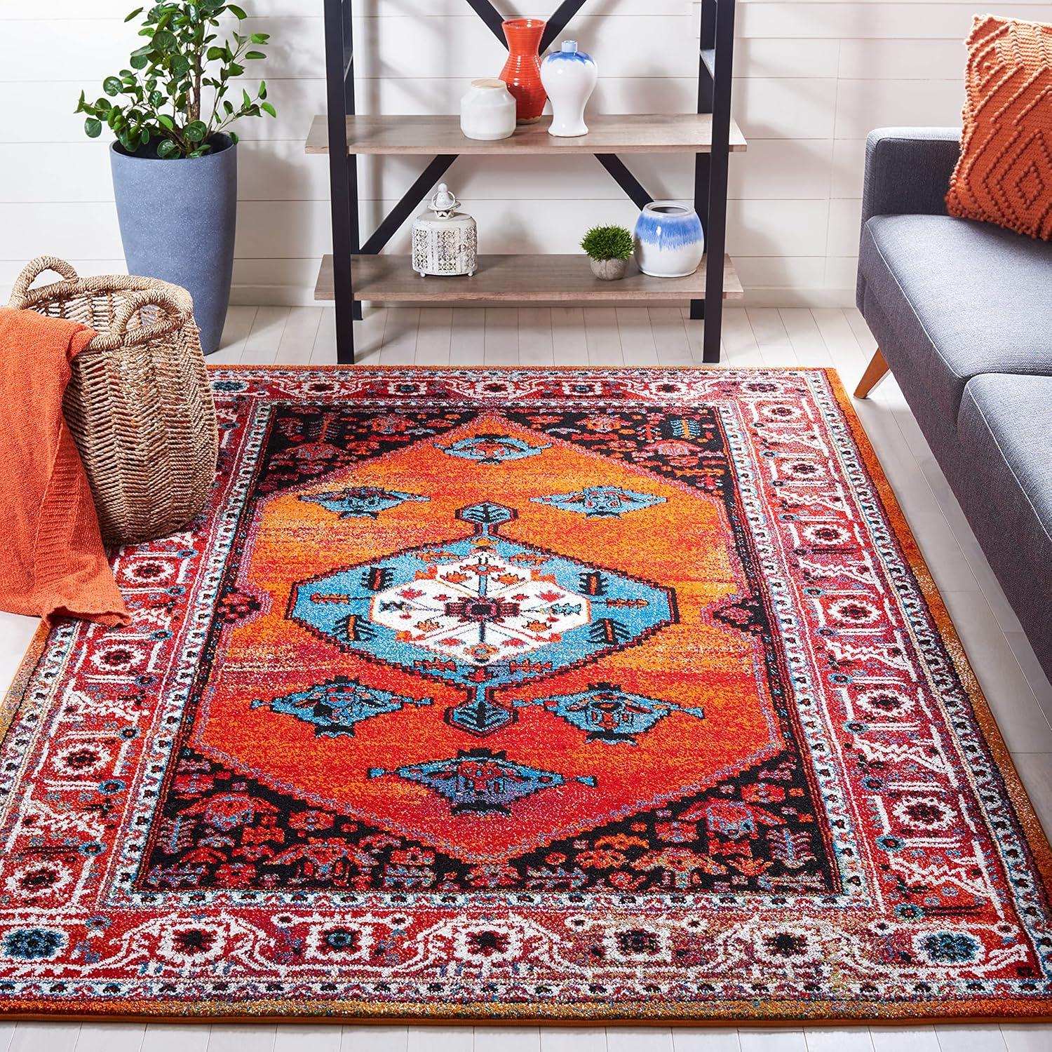 Vintage Hamadan VTH262 Power Loomed Area Rug  - Safavieh