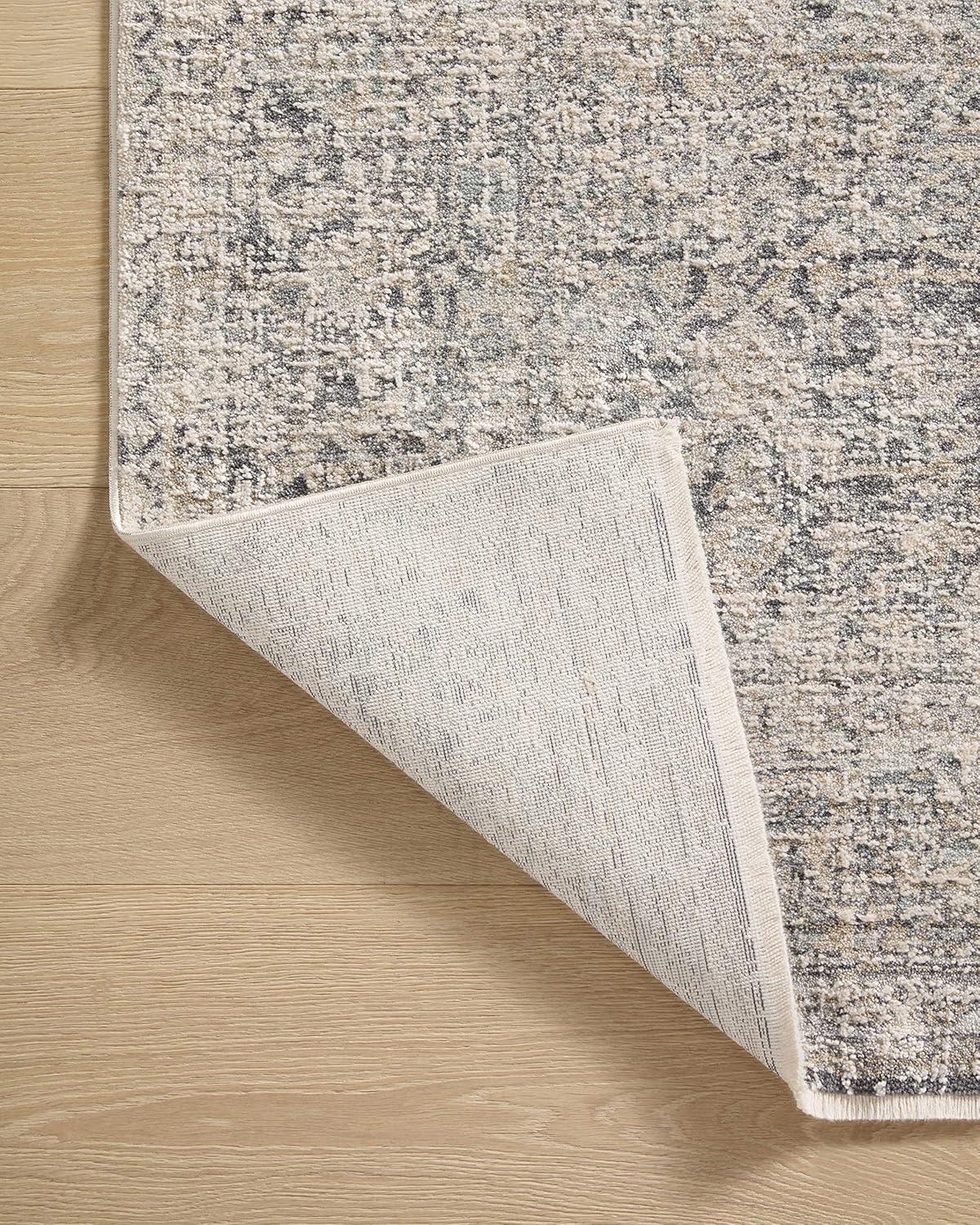 Stone and Mist Wool and Synthetic 5'-3" x 7'-9" Area Rug